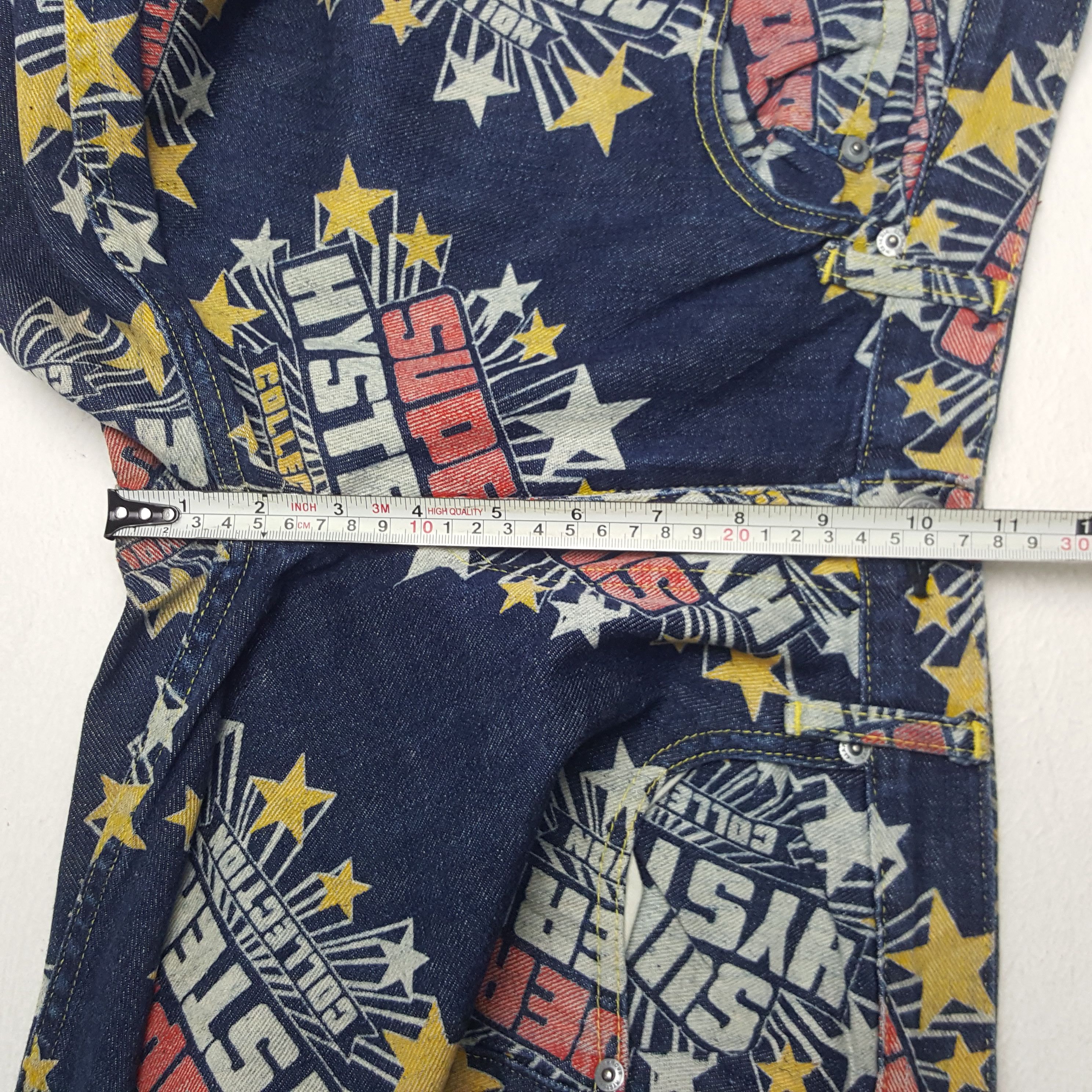Hysteric Glamour × Japanese Brand × Vintage Vintage Hysteric Glamour Super Overprinted Denim Jeans Size US 29 - 8 Thumbnail
