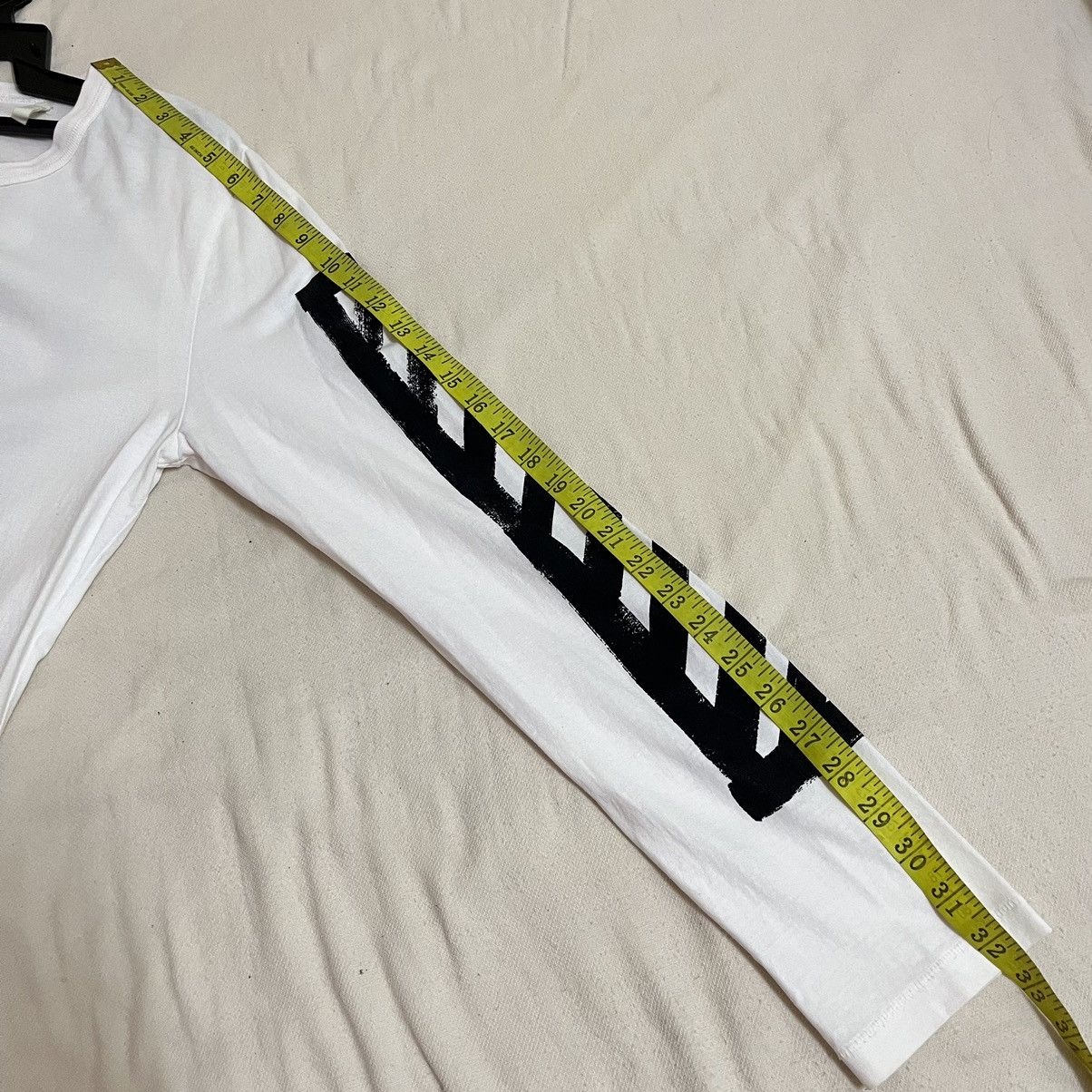 Off-White Authentic Off White Big Logo Prints Long Sleeve Man Shirts Size US L / EU 52-54 / 3 - 12 Thumbnail