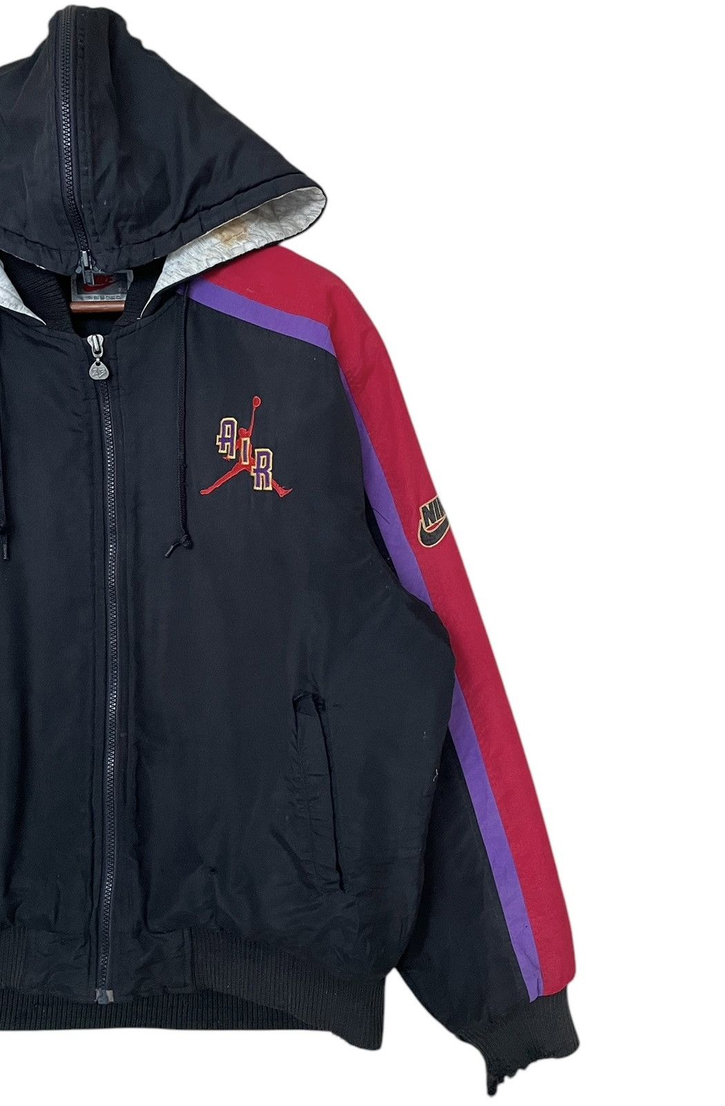 Nike × Vintage Vintage Brand Nike Air Jordan Hoodie Jacket 1990s Size US M / EU 48-50 / 2 - 4 Thumbnail