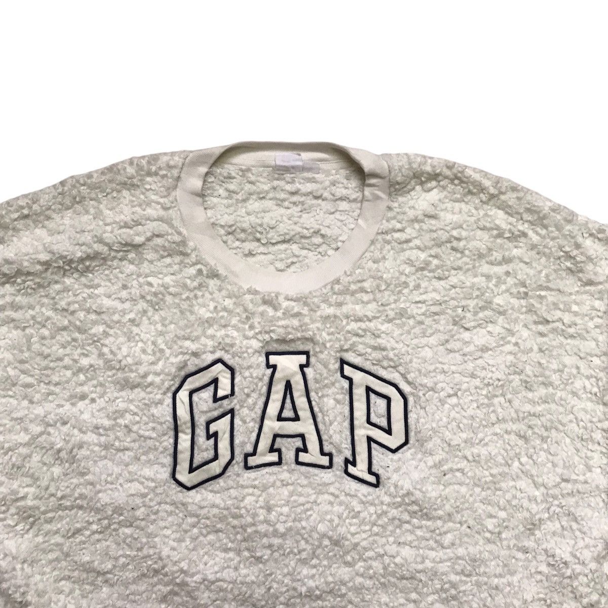 Gap × Vintage Vintage Gap Fur Fleece Cropped Jacket Size US L / EU 52-54 / 3 - 5 Thumbnail