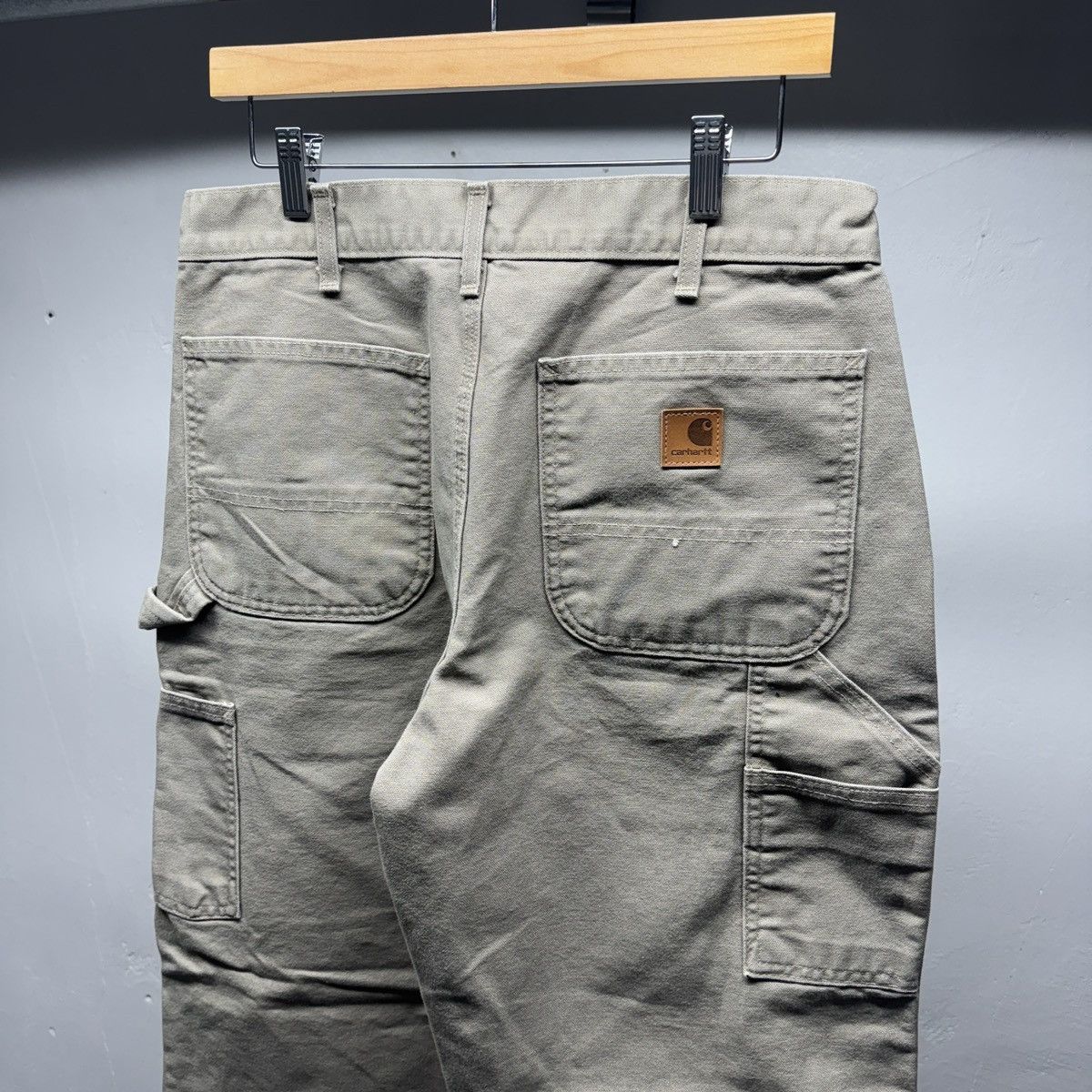 Vintage Carhartt Baggy Carpenter Work Pants ERD Grunge Chrome Size US 32 / EU 48 - 6 Thumbnail