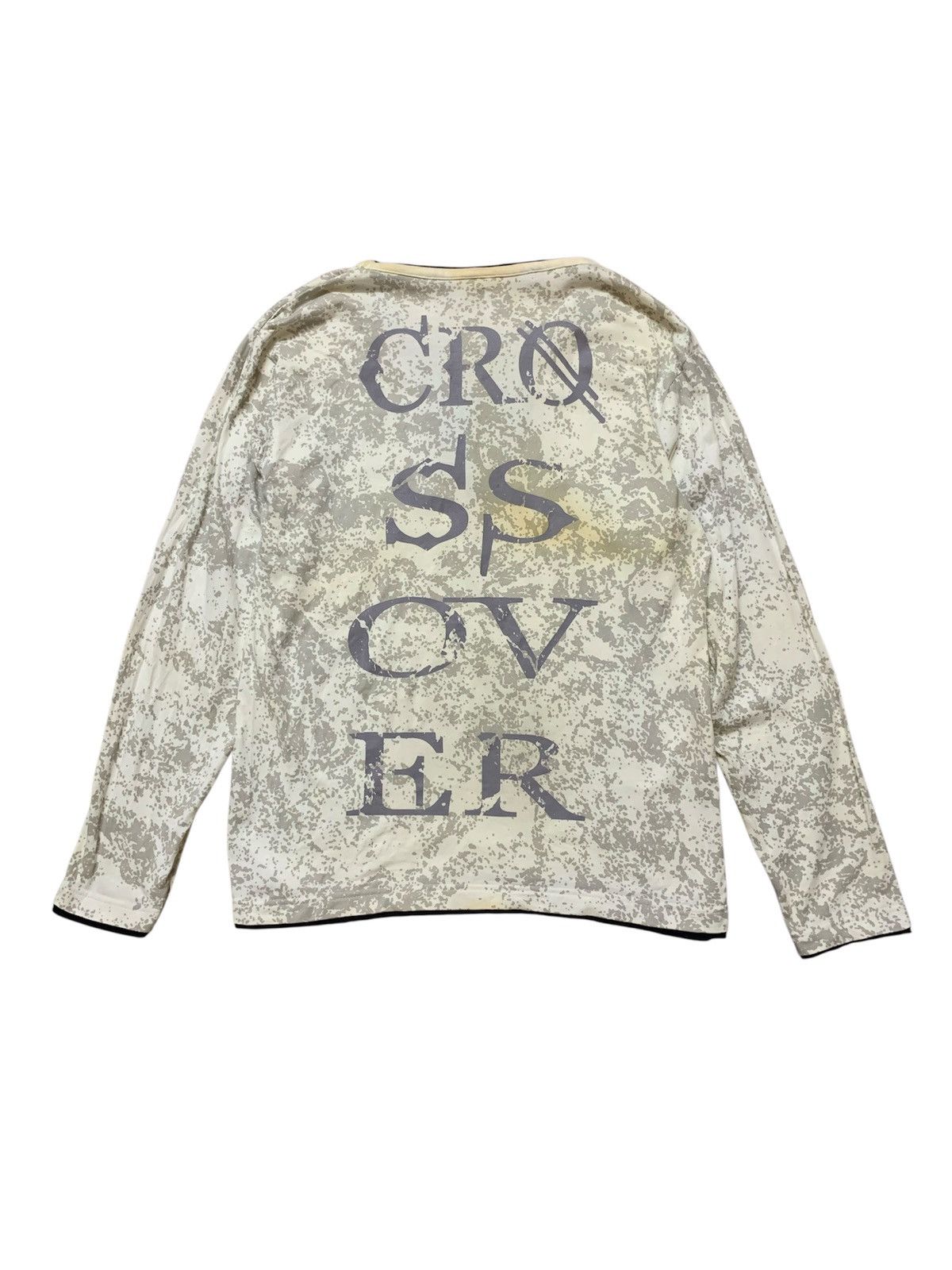 Hysteric Glamour Japanese Brand Badger Anarchy Mud Poem Double Layer Neck Size US M / EU 48-50 / 2 - 2 Thumbnail