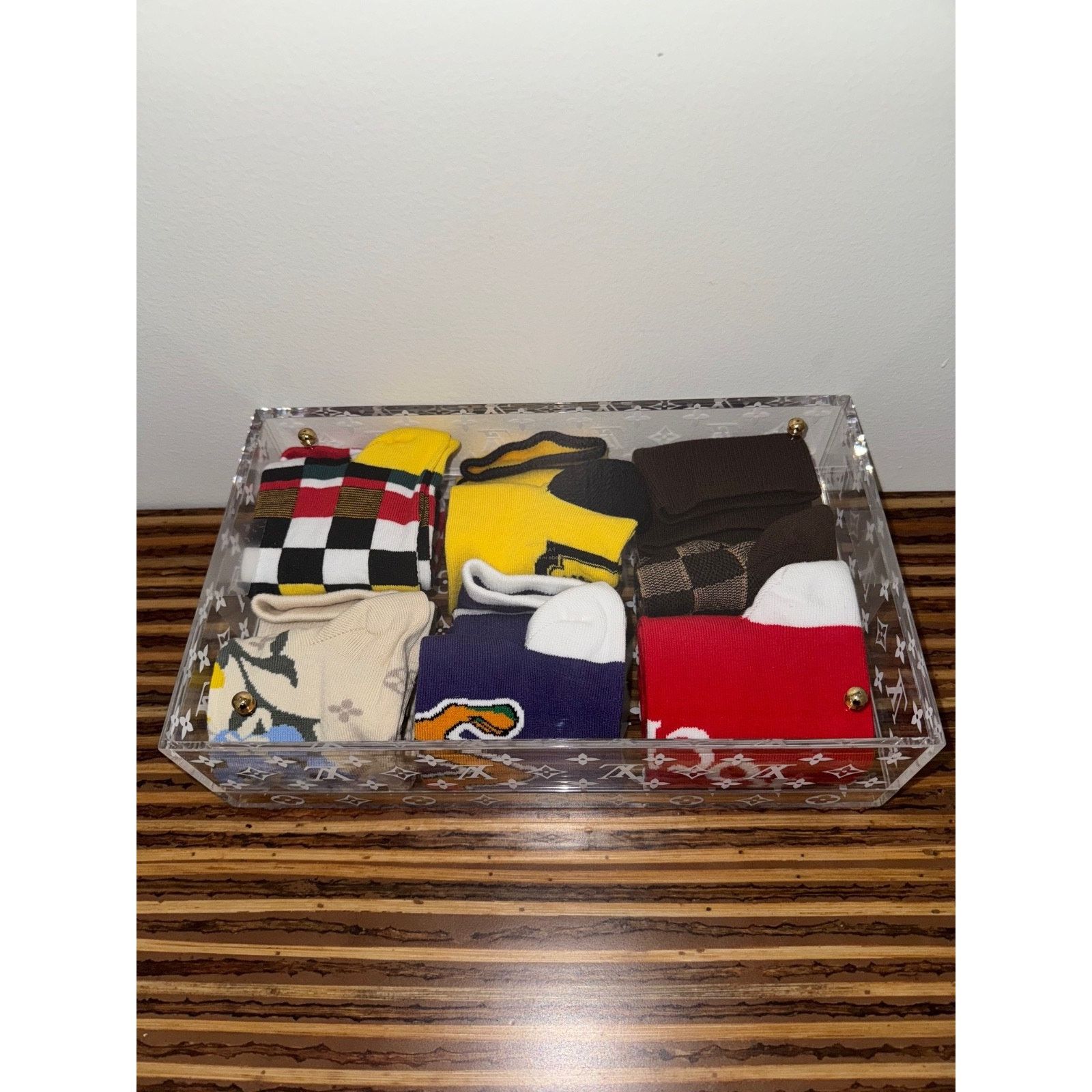 Louis Vuitton Louis Vuitton LV Archives 6 Socks Set Boite Scott Monogram Size ONE SIZE - 17 Thumbnail
