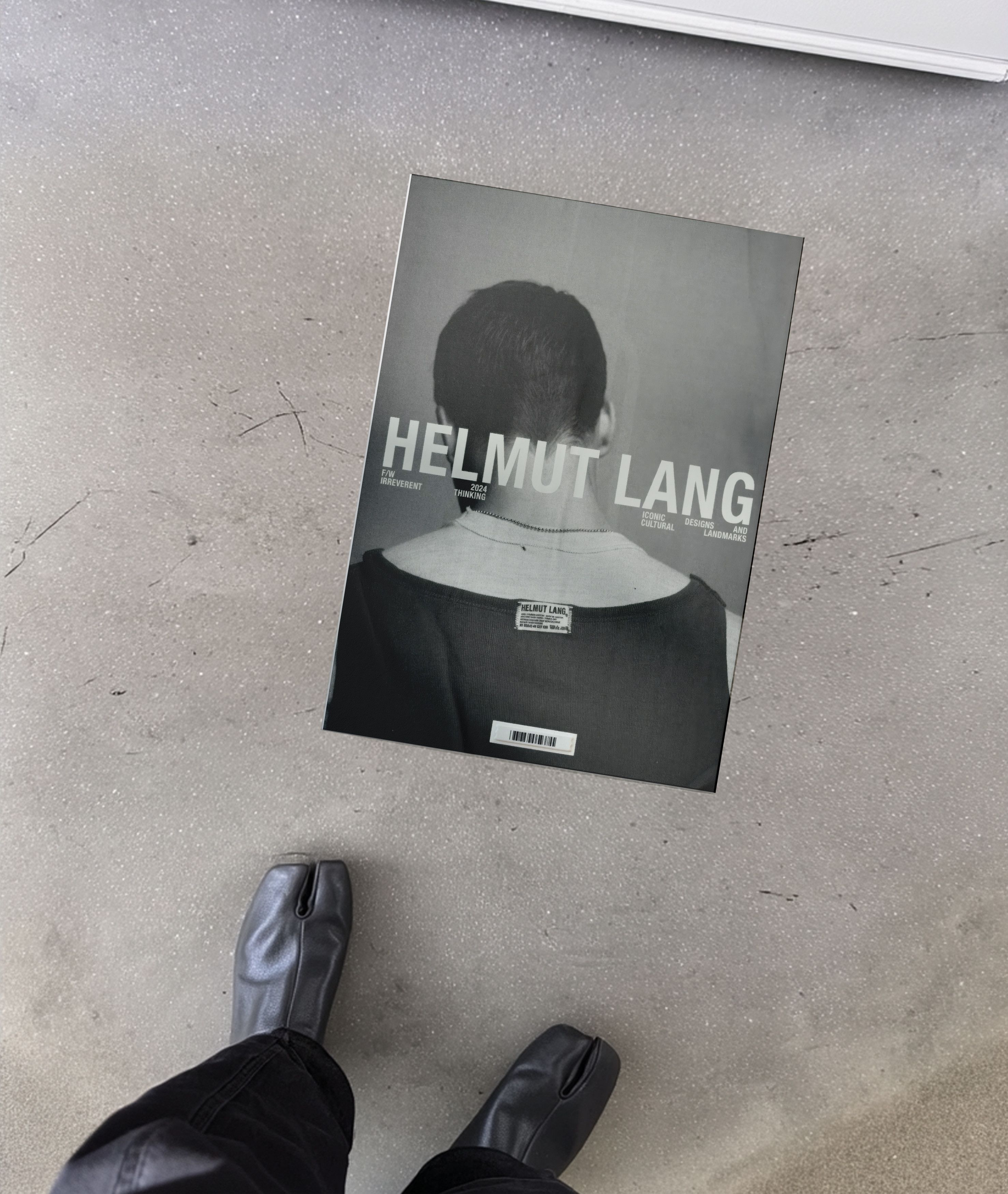 Helmut Lang 90s Helmut Lang Poster Gift Vintage Archive Lookbook Logo Size ONE SIZE - 3 Thumbnail