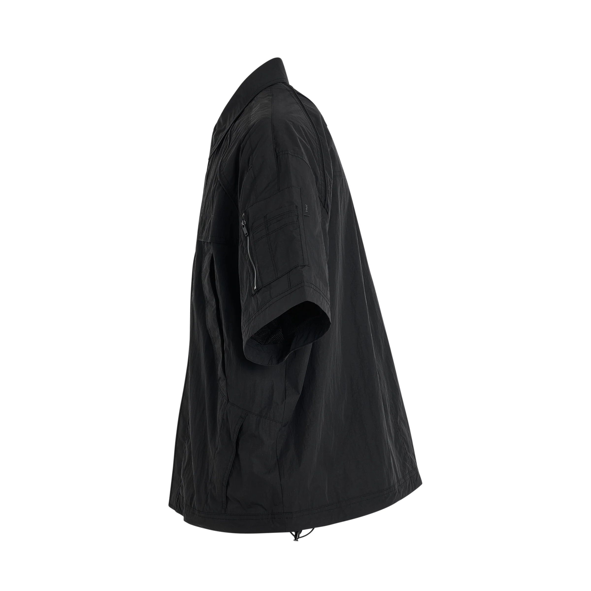 Juun.J o1mris0824 Zip Up Shirt in Black Size US L / EU 52-54 / 3 - 3 Thumbnail