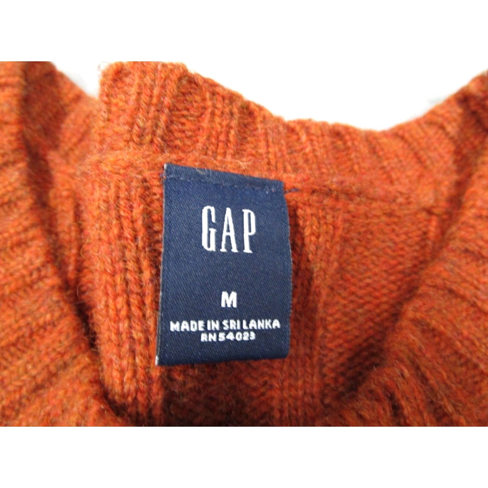 Gap Gap Orange Long Sleeve Sweater Mens Medium Size US M / EU 48-50 / 2 - 3 Thumbnail