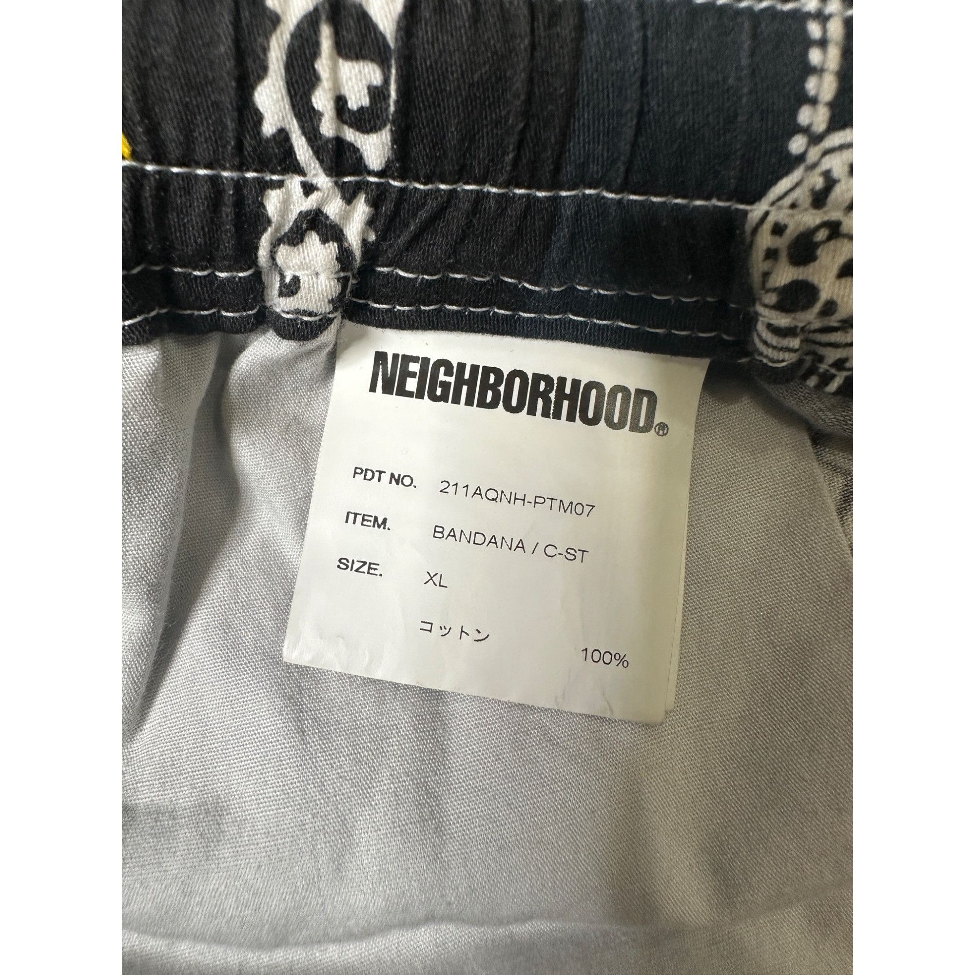Handmade × Neighborhood DRO Lab Custom 1/1 ART x Neighborhood Bandana Paisley Bermu Size US 35 - 7 Thumbnail