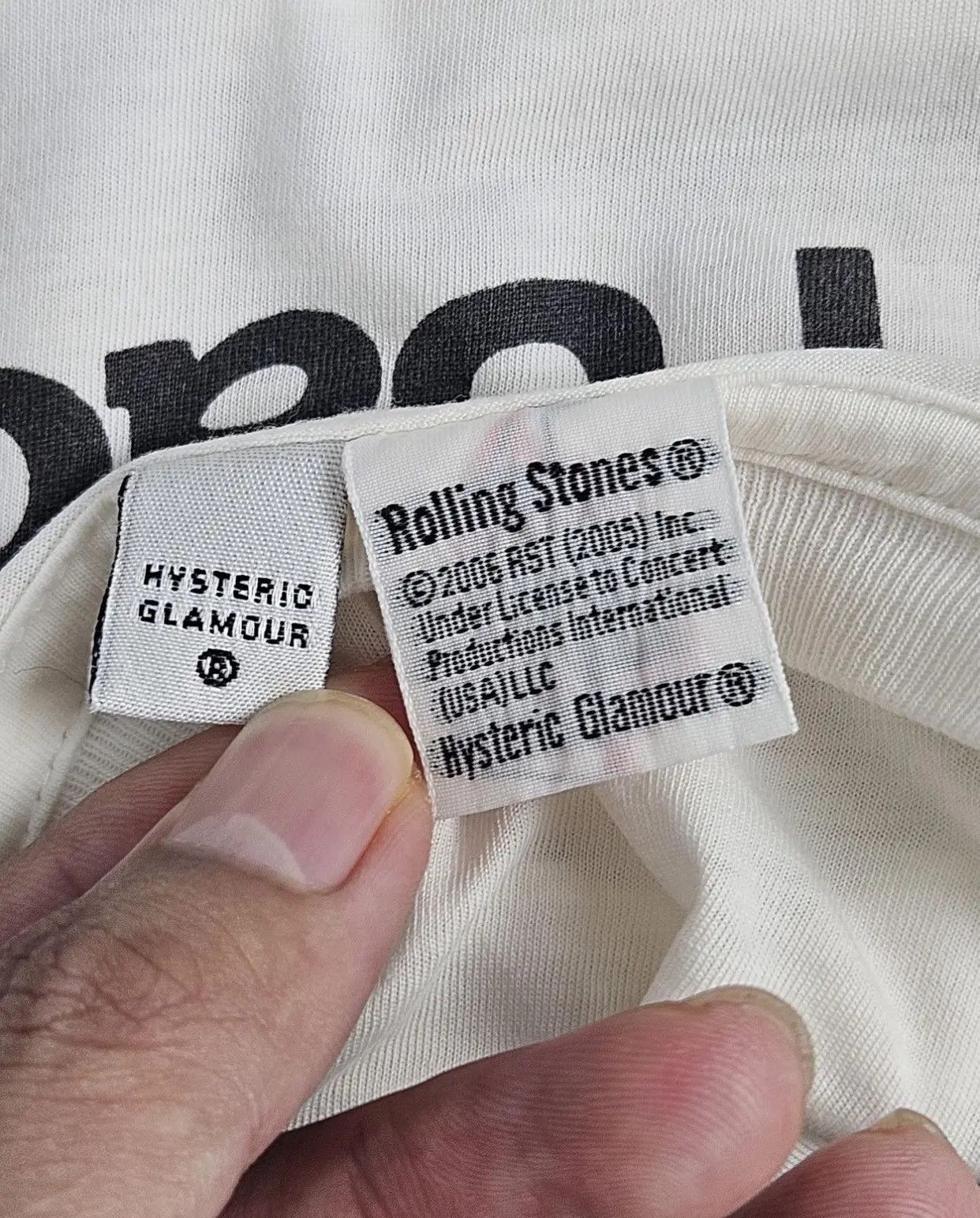 Hysteric Glamour × The Rolling Stones Vintage Hysteric Glamour jumpin’jack flash tee Size US L / EU 52-54 / 3 - 6 Thumbnail