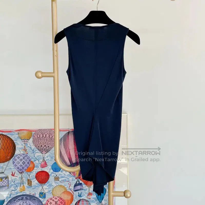 Givenchy Givenchy Sleeveless Blue Midi Dress for Women . Size XS / US 0-2 / IT 36-38 - 2 Thumbnail