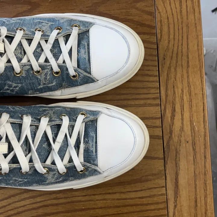 Louis Vuitton Louis Vuitton Stellar Casual Sneakers in Blue -2508 Size US 7.5 / EU 40-41 - 7 Thumbnail