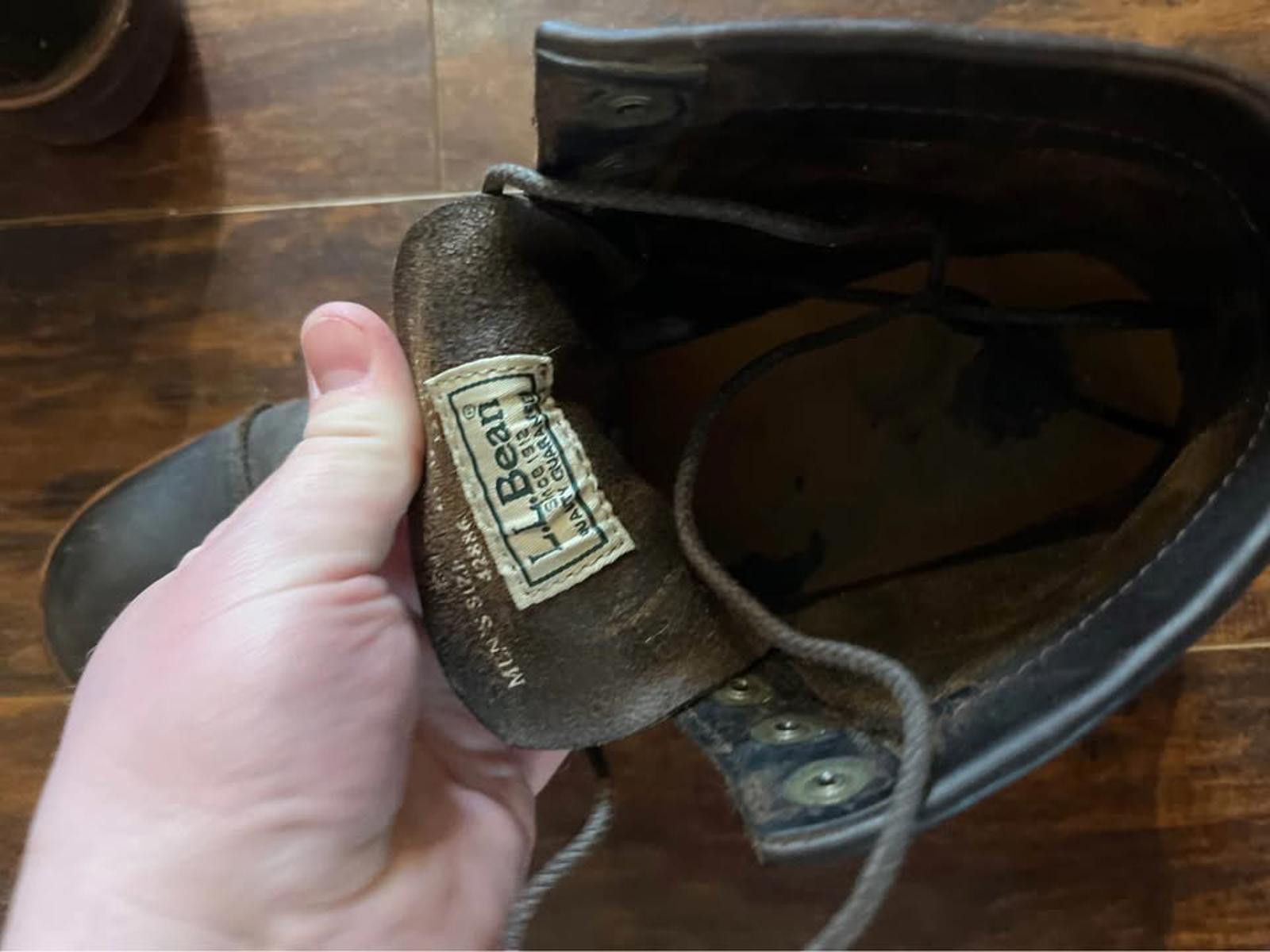 L.L. Bean LL Bean Bucksport Boots with Toe Cap- like new - men 10 10 Size US 10 / EU 43 - 5 Thumbnail