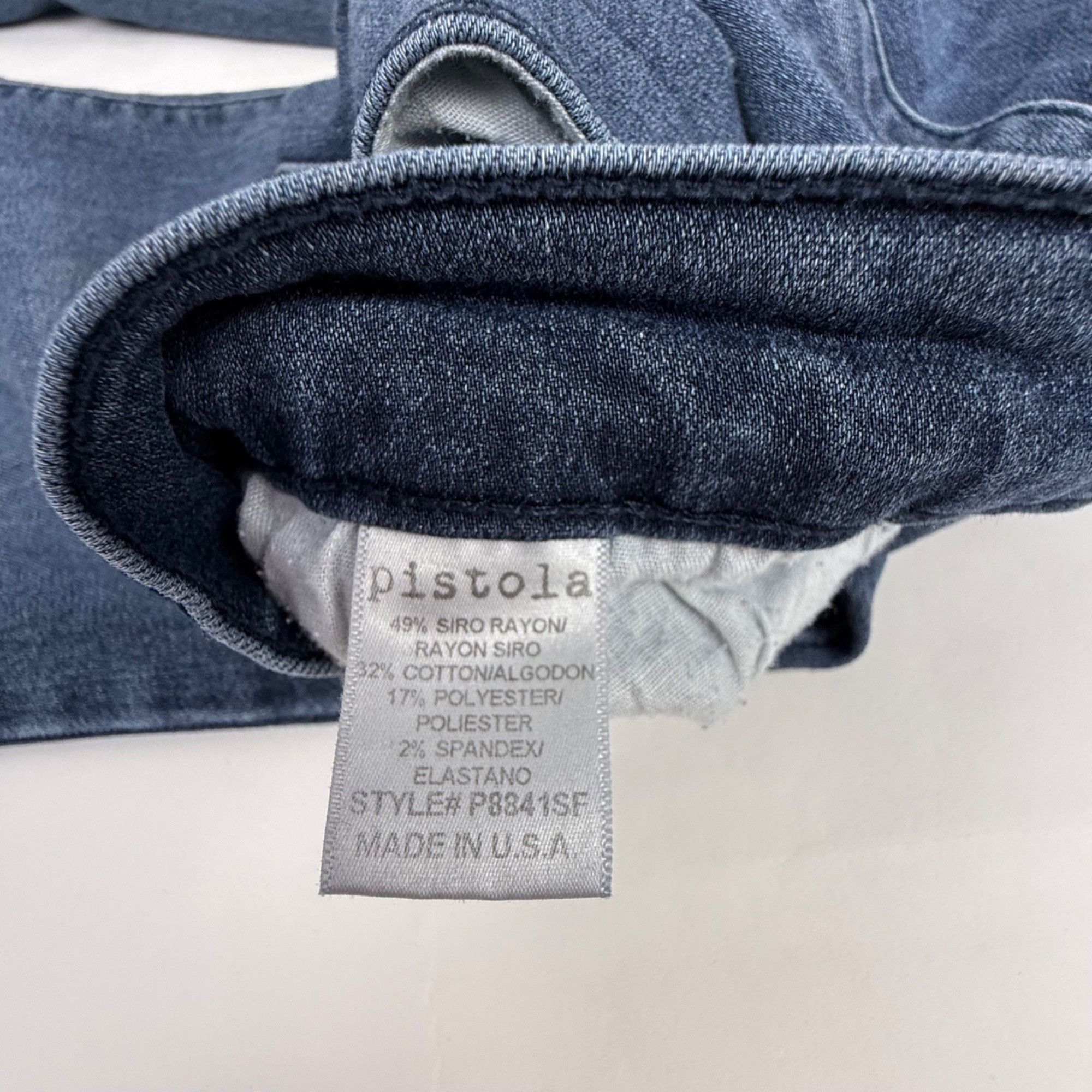 Pistola Pistola Women's Mid-Rise Stretch Skinny Jeans Medium Wash S Size 30" / US 8 / IT 44 - 4 Thumbnail
