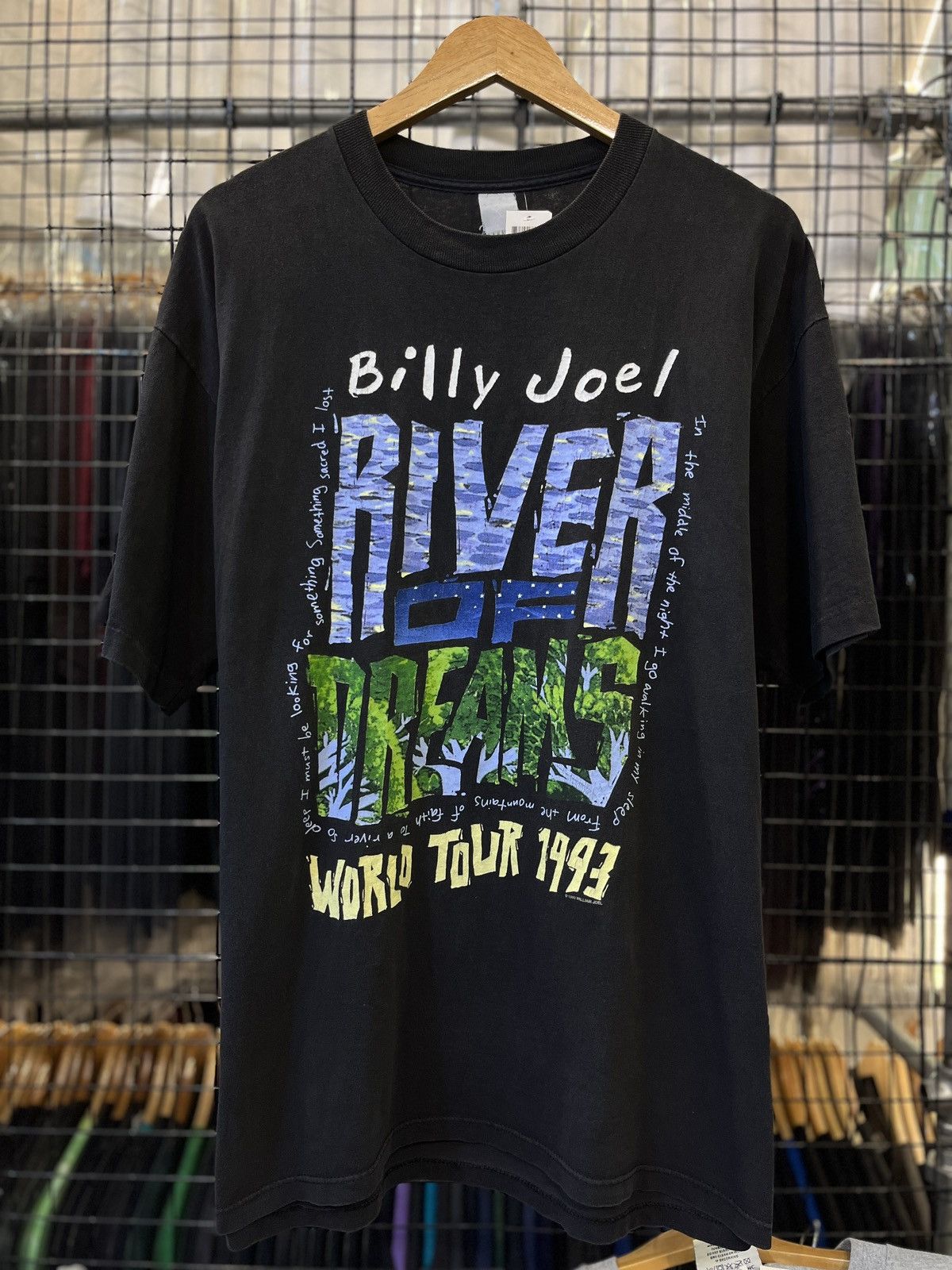 BILLY JOEL  OF DREAMS 94-95 Tシャツ XL Vintage Billy Joel River Of Dreams Tour Tee T Shirt White S-4XL