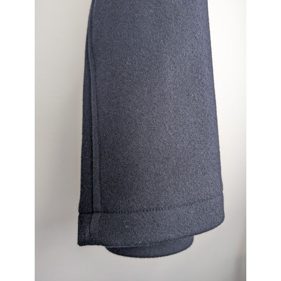 Bottega Veneta o1rshd1 Double Wool Cashmere Coat in Midnight Blue Size US L / EU 52-54 / 3 - 6 Thumbnail