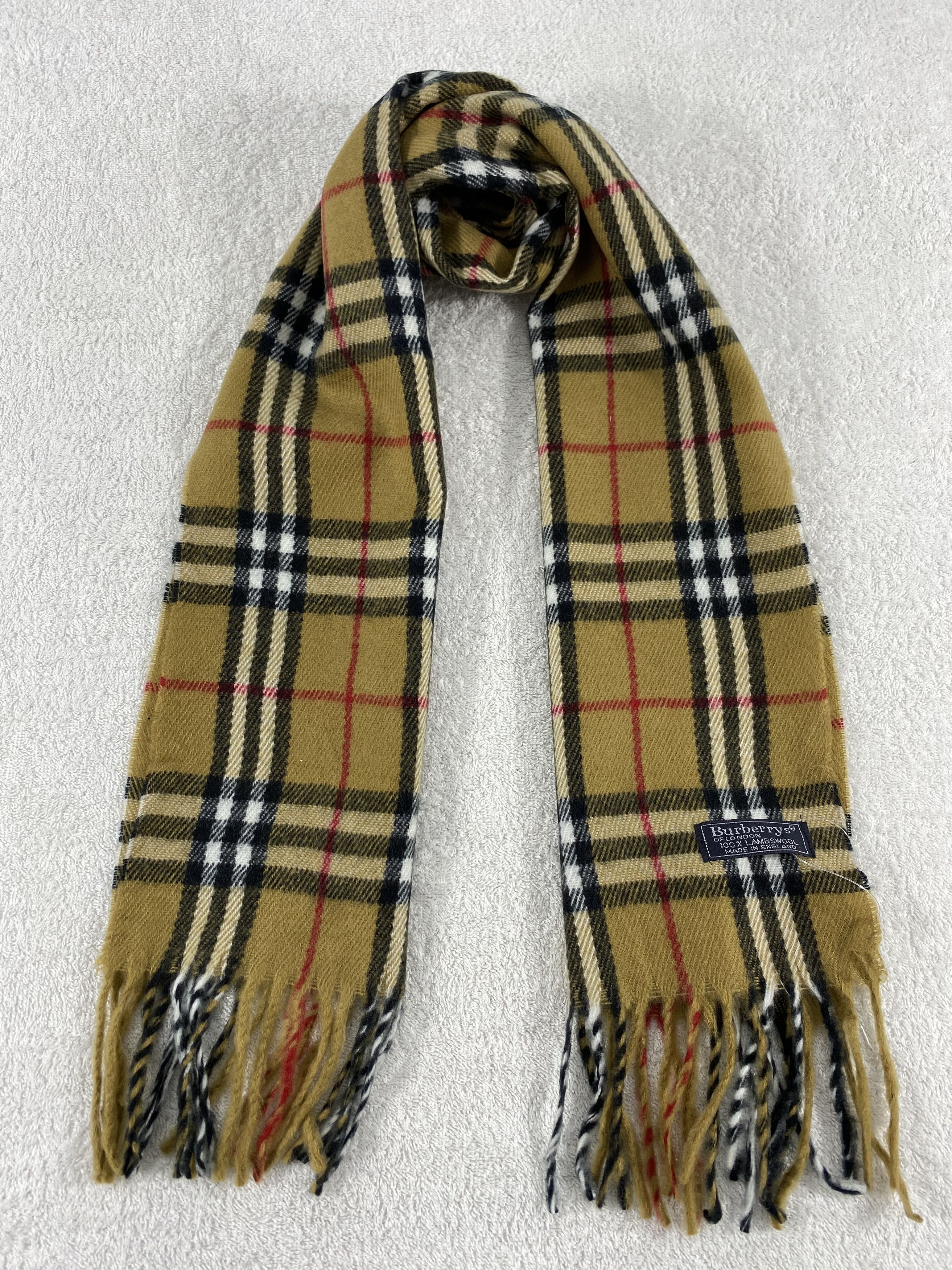 Burberry Vintage Burberry Scarf/Muffler/Neckwear MF602 Size ONE SIZE - 1 Thumbnail