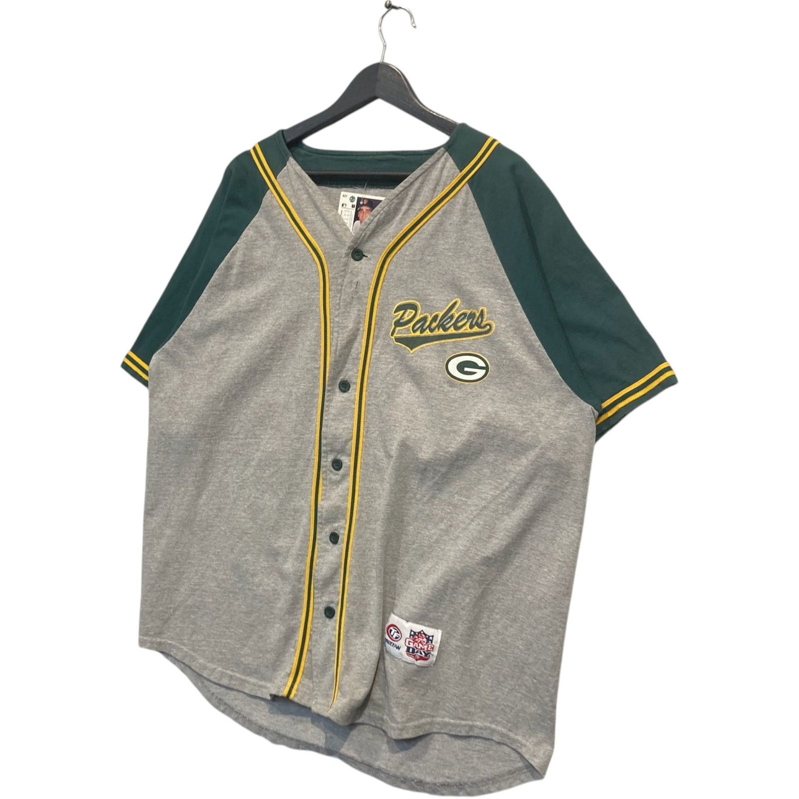 Vintage Vintage TrueFan Green Bay Packers Button Logo NFL Jersey XL Size US XL / EU 56 / 4 - 3 Thumbnail