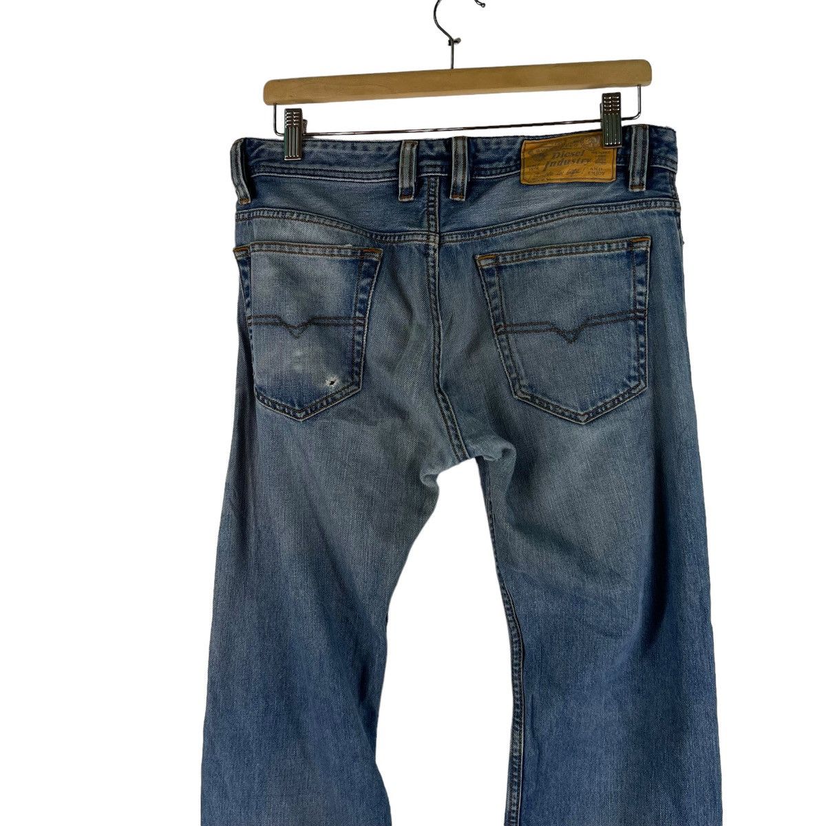 Diesel 🔥VINTAGE FLARE DENIM JEANS BOW CUT DIESEL INDUSTRY Size US 34 / EU 50 - 8 Thumbnail