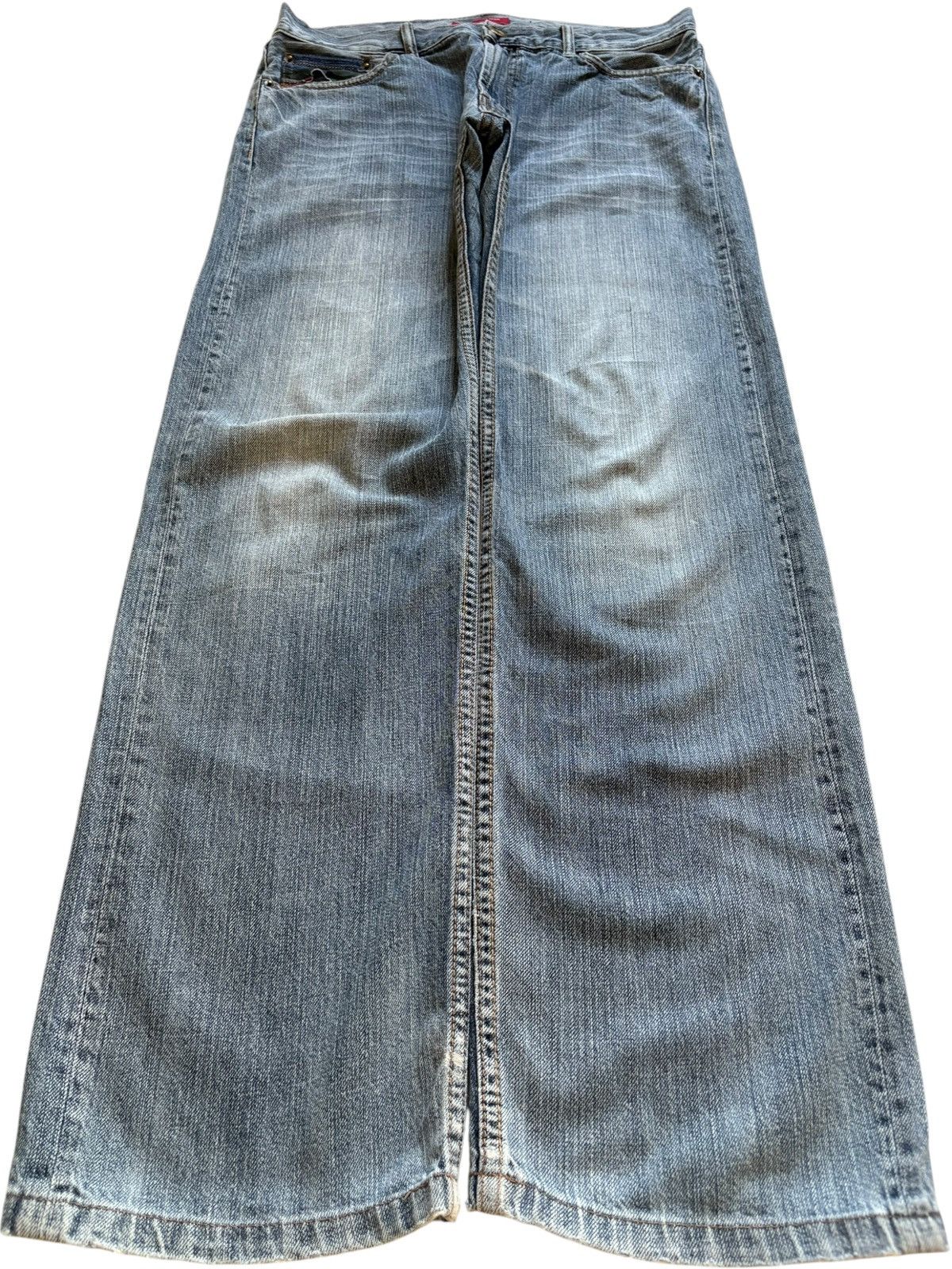Japanese Brand Vintage Japanese Brand Mud Wash Distress Rip Jeans Size US 32 / EU 48 - 1 Thumbnail