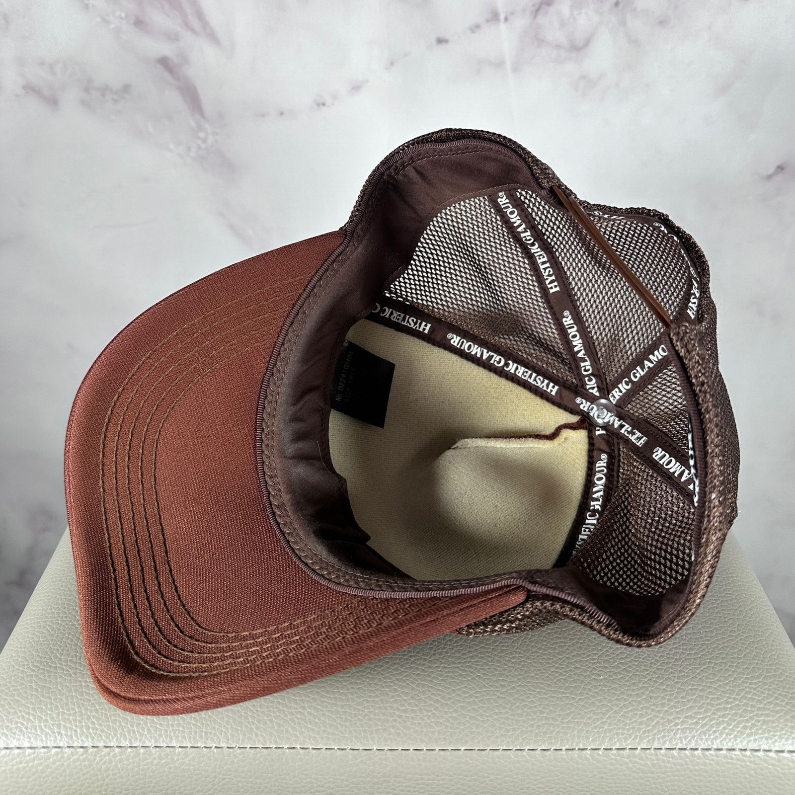 Hysteric Glamour Brown Trucker Hat Size ONE SIZE - 4 Thumbnail