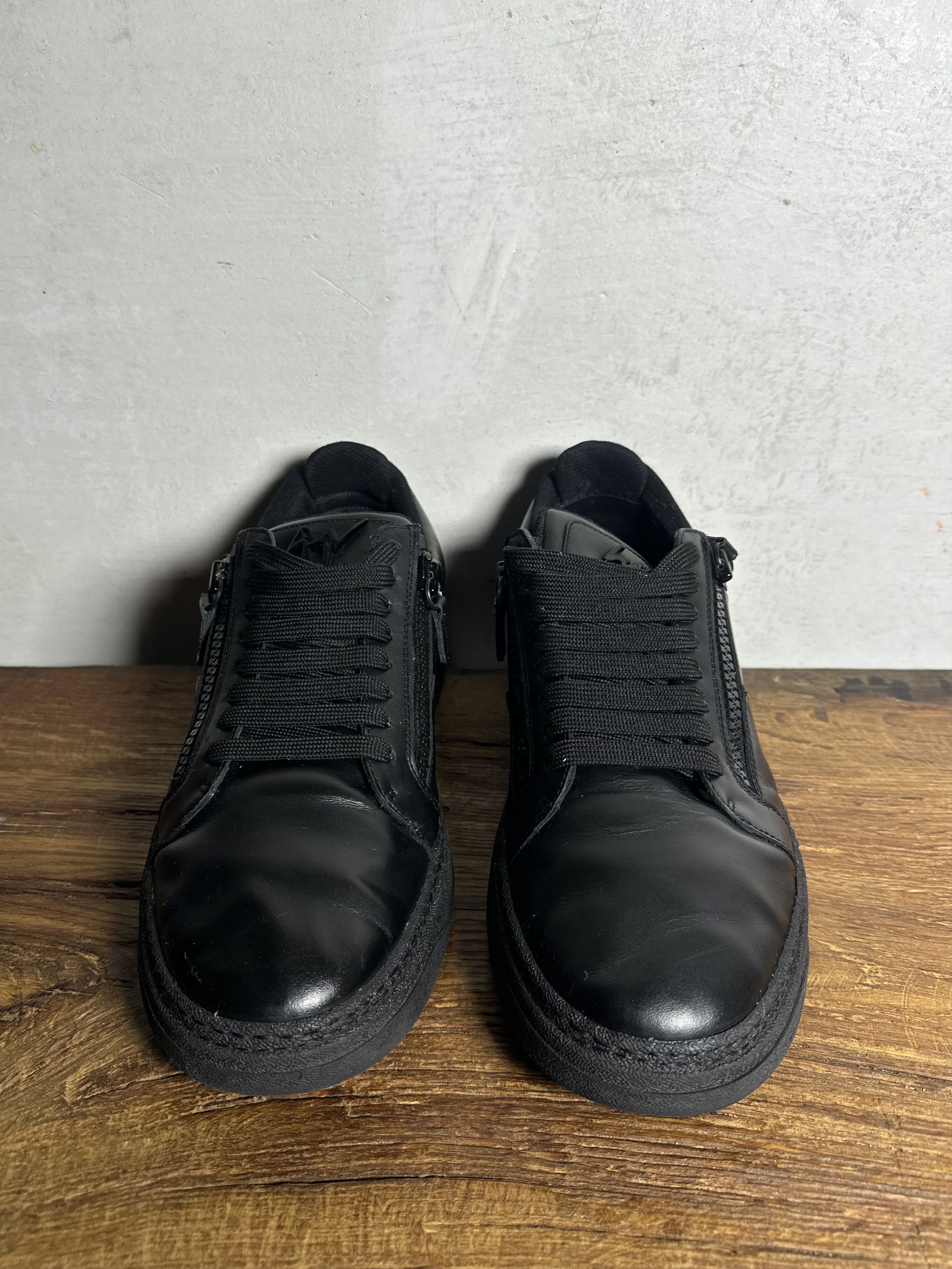 Giuseppe Zanotti Giuseppe Zanotti GZ94 double-zip low-top Sneakers Size US 12 / EU 45 - 8 Thumbnail