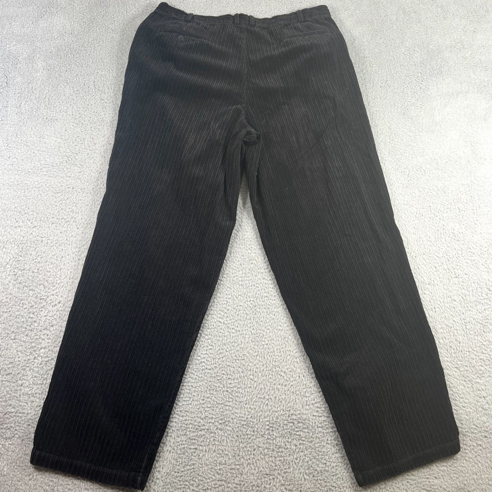 Vintage Brian Brothers Men's Vintage Baggy Corduroy Pants 37x33 Brown Chino Straight Fall Winter Size US 38 / EU 54 - 7 Thumbnail