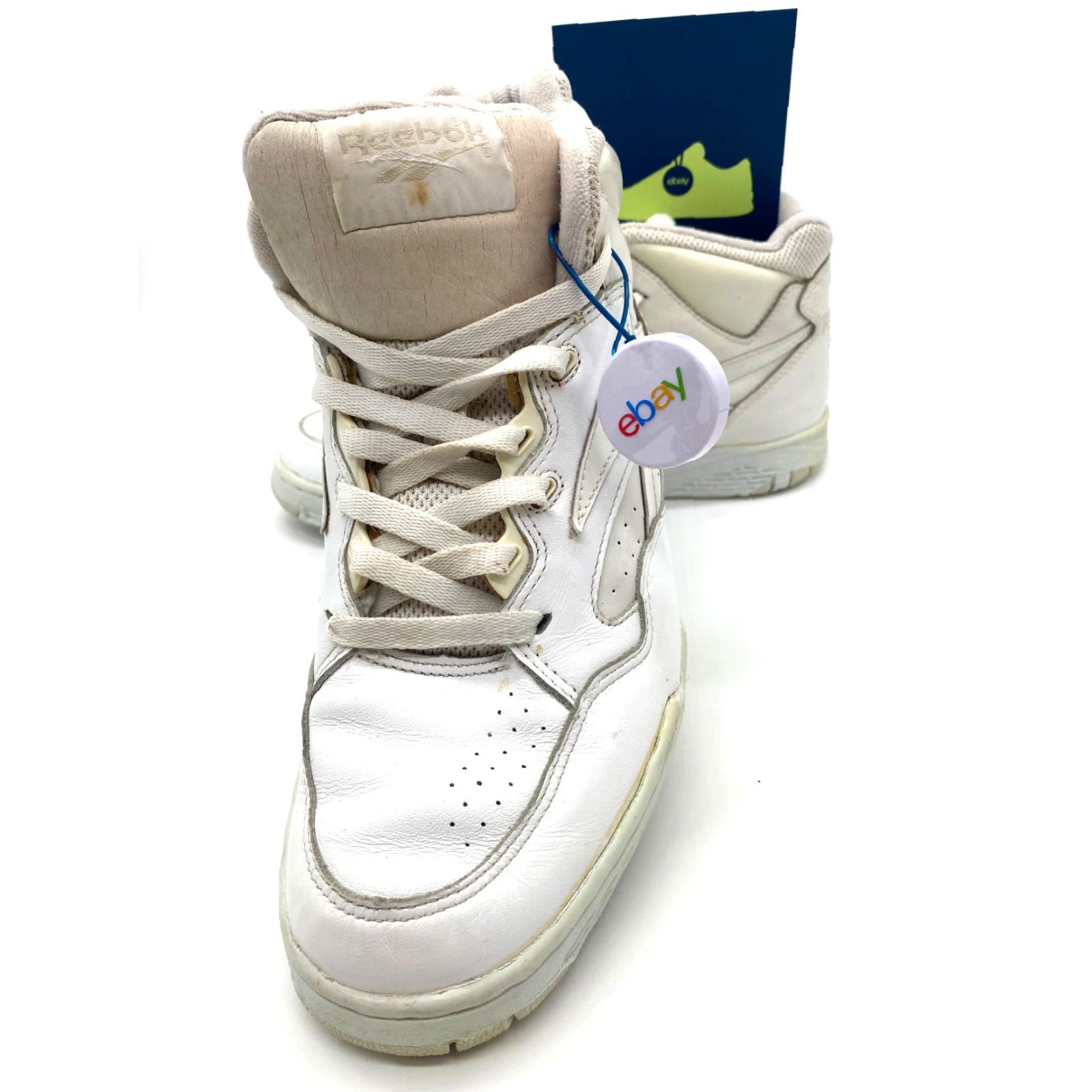 Reebok Reebok Classic Mens Basketball Athletic Sneakers White 9.5 Thailand Leather Rubber 90s Classic Sports Shoes Size US 10 / EU 43 - 2 Thumbnail