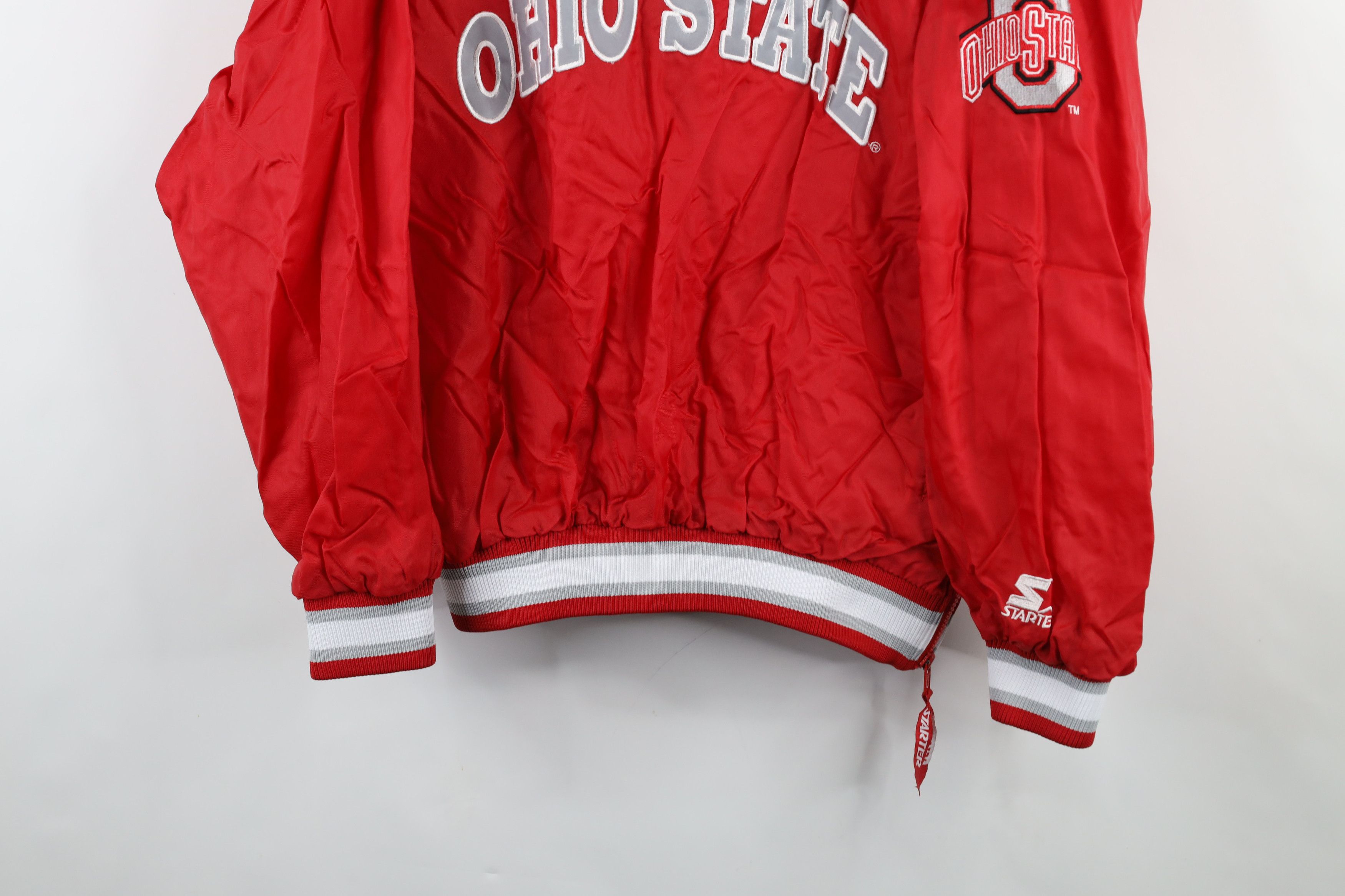 Starter × Vintage Vintage 90s Starter Ohio State University Windbreaker Jacket Size US XL / EU 56 / 4 - 3 Thumbnail