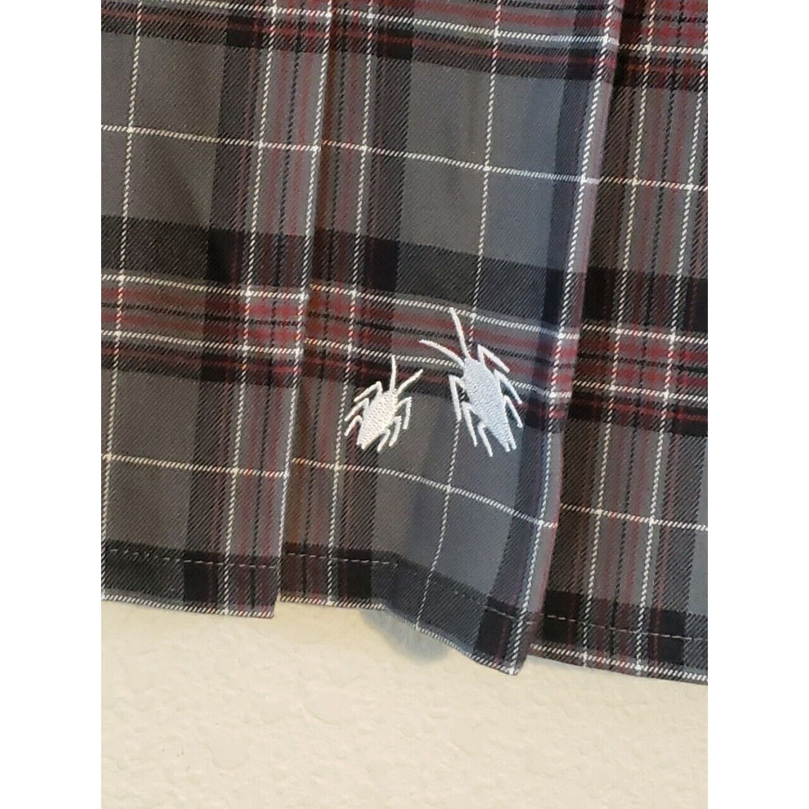 Other Beetlejuice Plaid Skirt Preppy Bugs XL Skort Pleated Goth Size 30" / US 8 / IT 44 - 2 Thumbnail