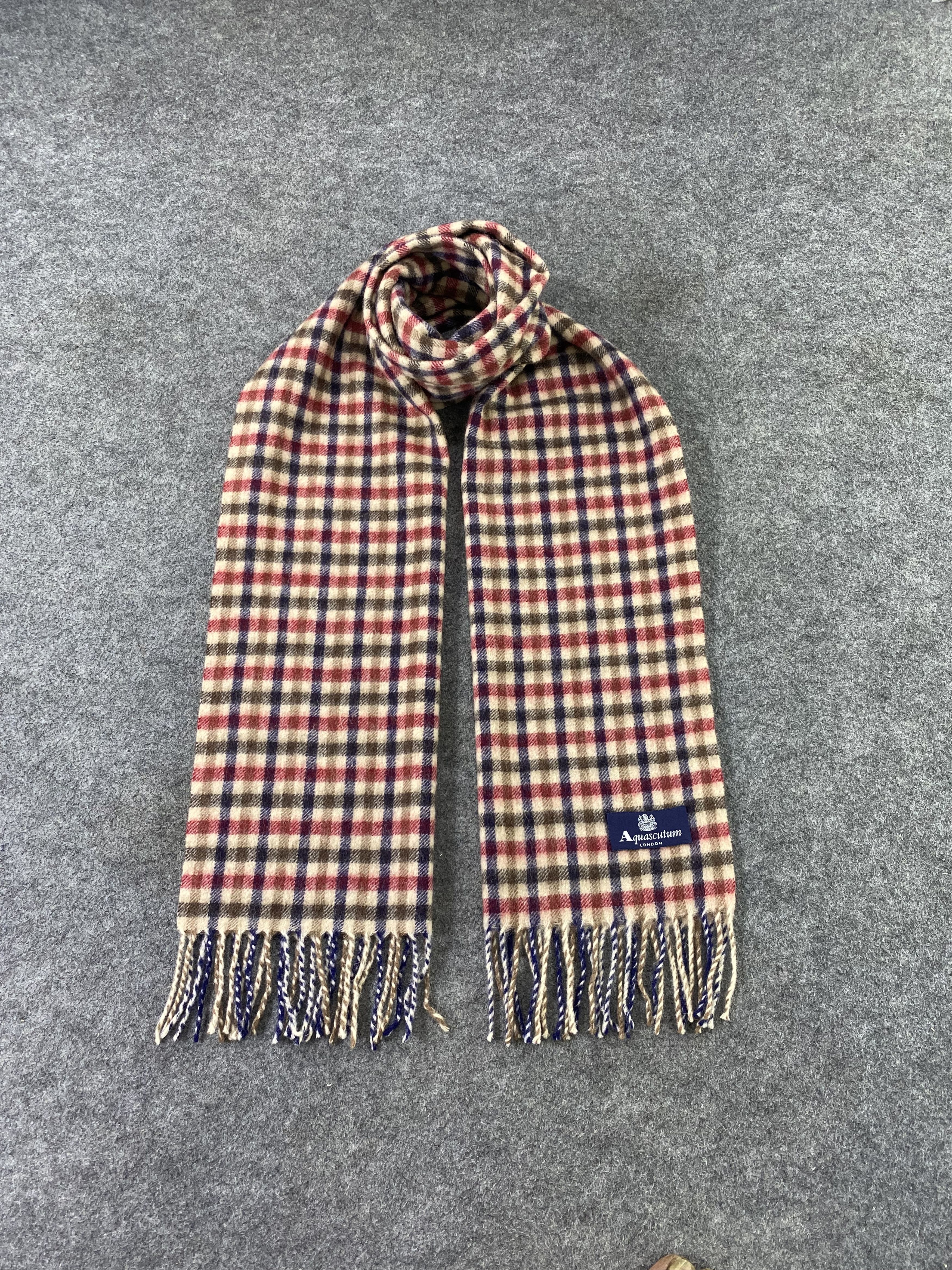 Aquascutum Aquasqutum Muffler / Scarf / Neckwear -T1494 Size ONE SIZE - 1 Thumbnail