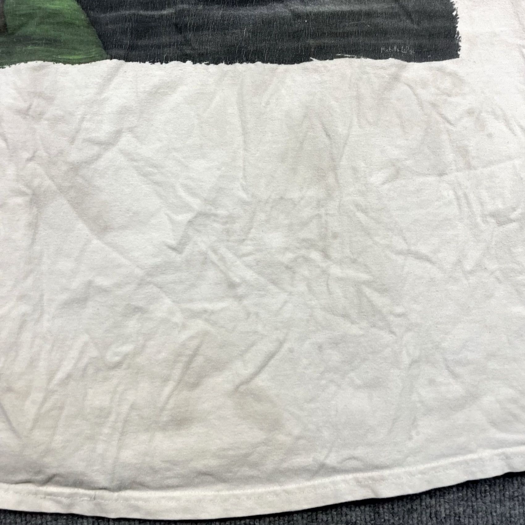 Hanes Hanes Shirt Mens L White Out Burger California Beefy Vtg Promo Tee Size US L / EU 52-54 / 3 - 3 Thumbnail