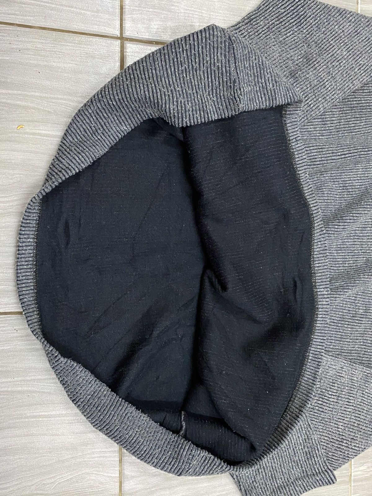 Fendi RARE 90s FENDI Knit Turtleneck Jumper Gray Logo - Made Italy Size M / US 6-8 / IT 42-44 - 6 Thumbnail