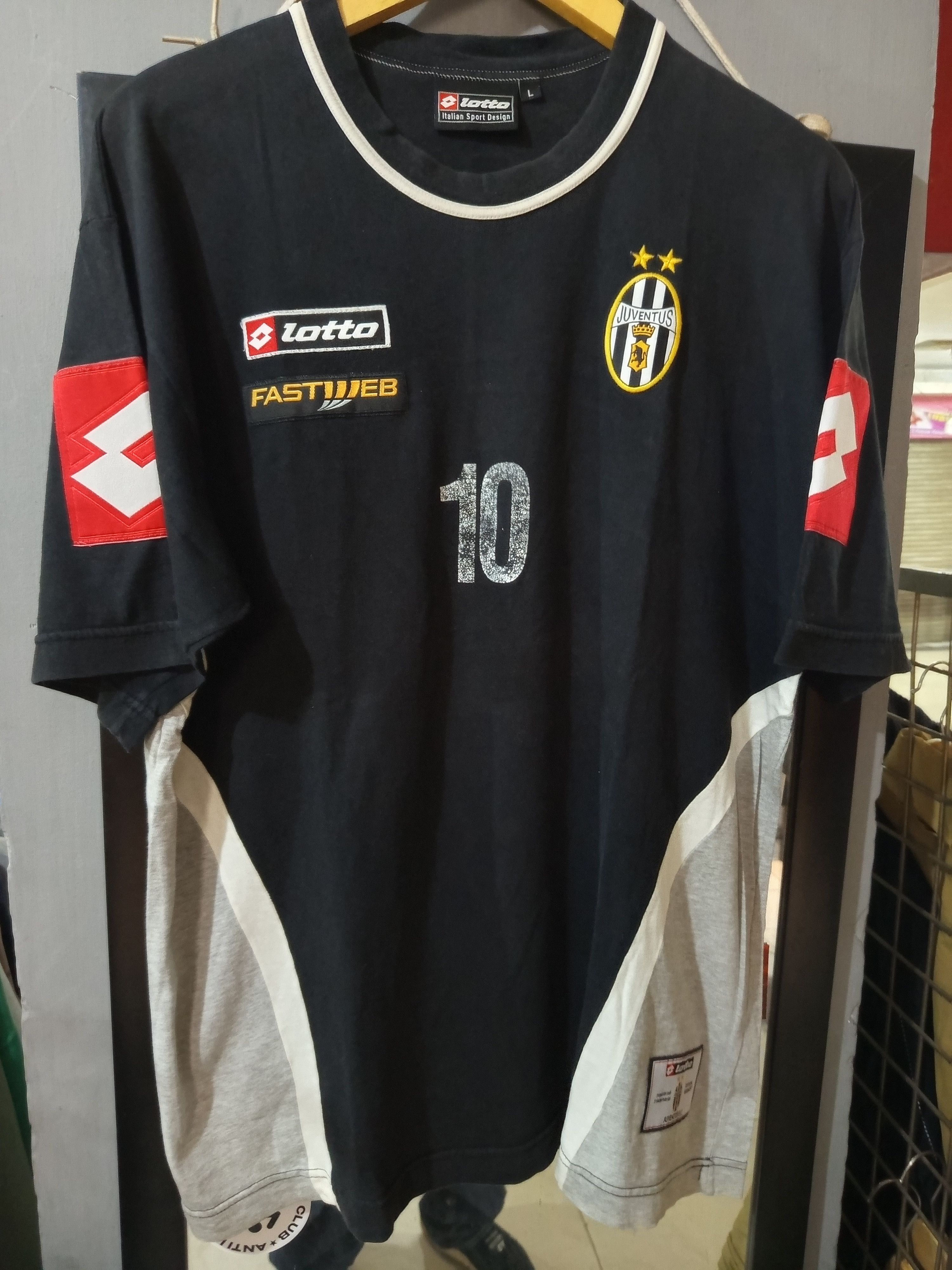 Vintage Y2K Del Piero Juventus T Shirt Size US L / EU 52-54 / 3 - 3 Thumbnail