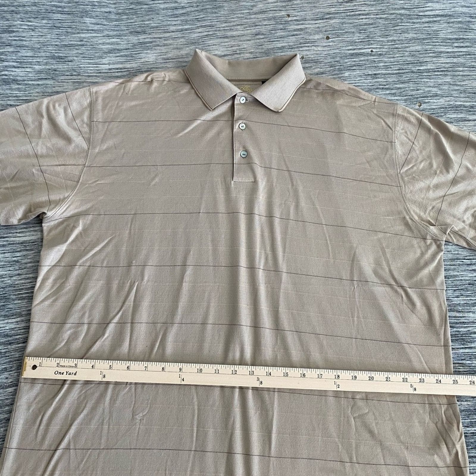 Hogan Ben Hogan Men's Size XL Golf Stripe Polo Shirt Size US XL / EU 56 / 4 - 9 Thumbnail