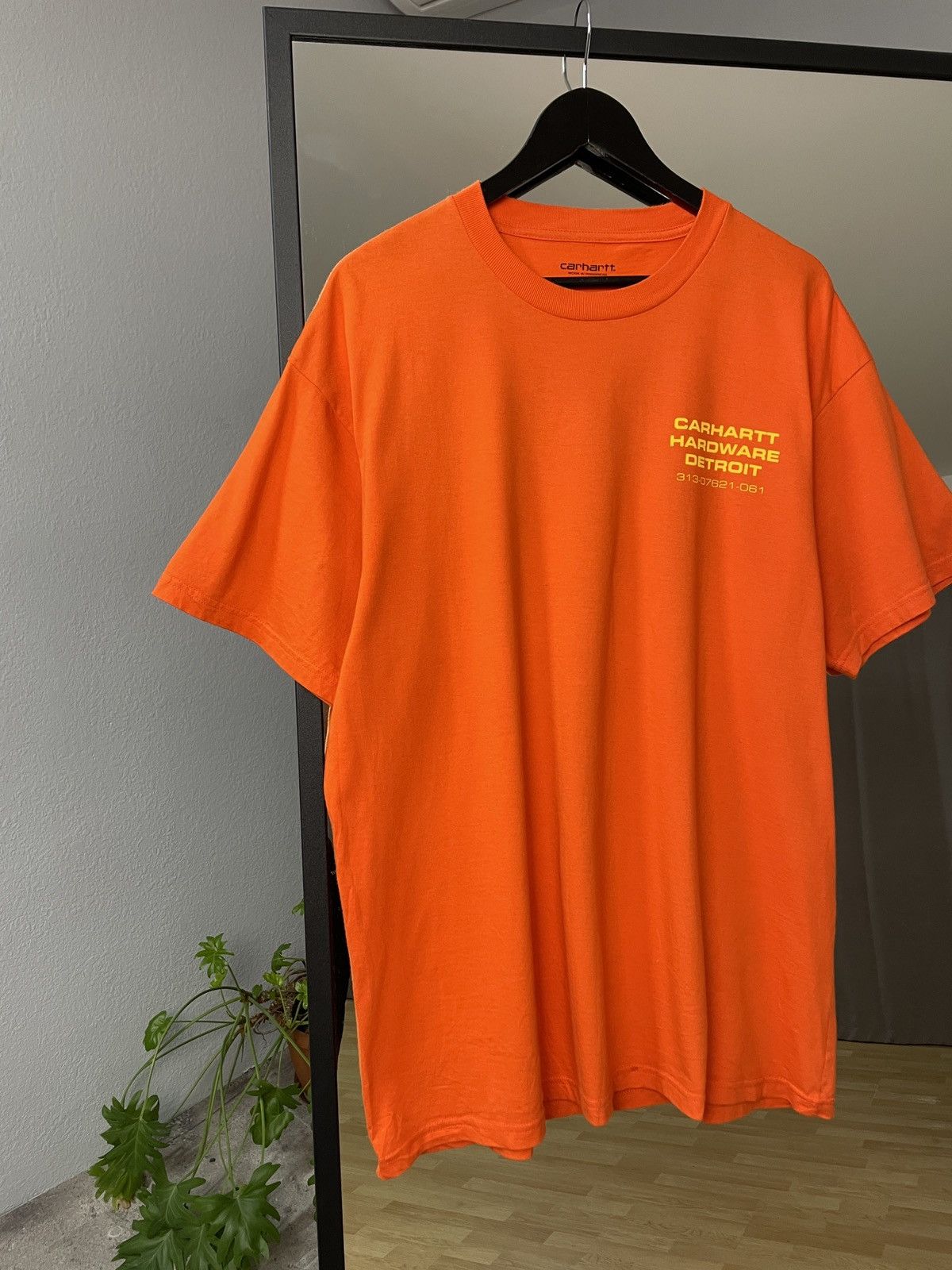 Carhartt × Heron Preston Vintage Y2K Carhartt Work Hardware Detroit Orang Tee T-shirt Size US XL / EU 56 / 4 - 4 Thumbnail