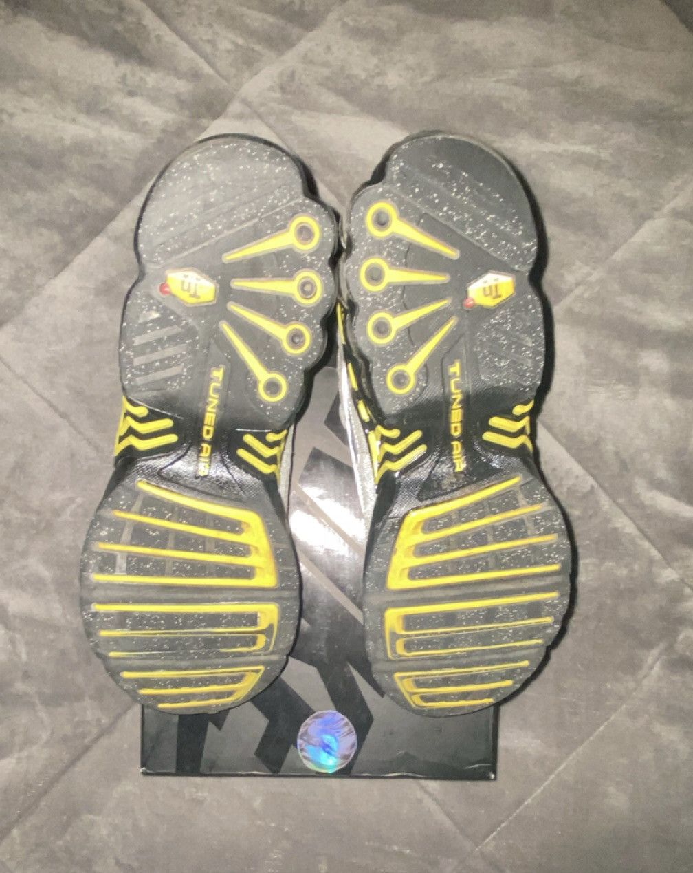 Nike Nike Tn Air Max Plus 3 2023 Silver Yellow Reflective Size US 11 / EU 44 - 5 Thumbnail