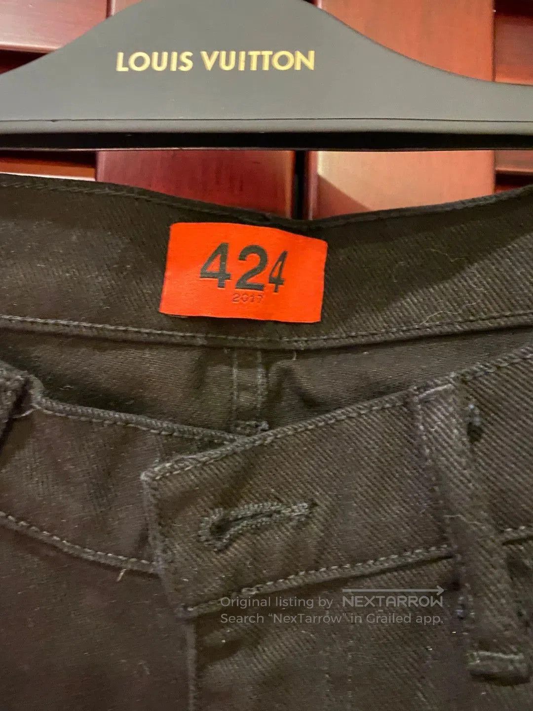 424 424 Black Men's Jeans. Size US 30 / EU 46 - 2 Thumbnail
