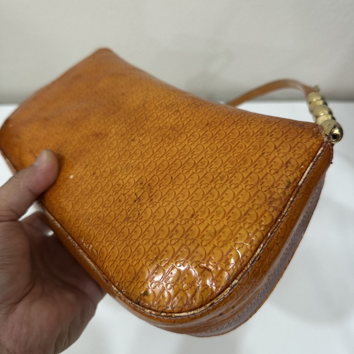 Dior ‼️LD‼️ CHRISTIAN DIOR MALICE OBLIQUE PATENT LEATHER SHOULDER Size ONE SIZE - 13 Thumbnail