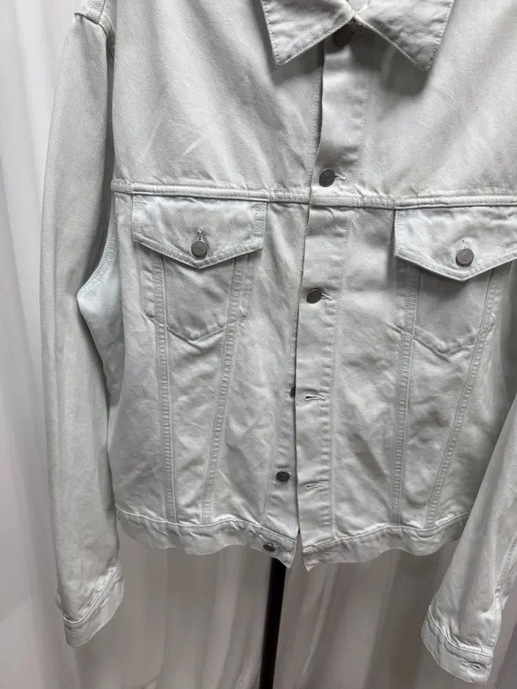 Maison Margiela Sz 52 Maison Margiela White Denim Jacket Size US L / EU 52-54 / 3 - 3 Thumbnail