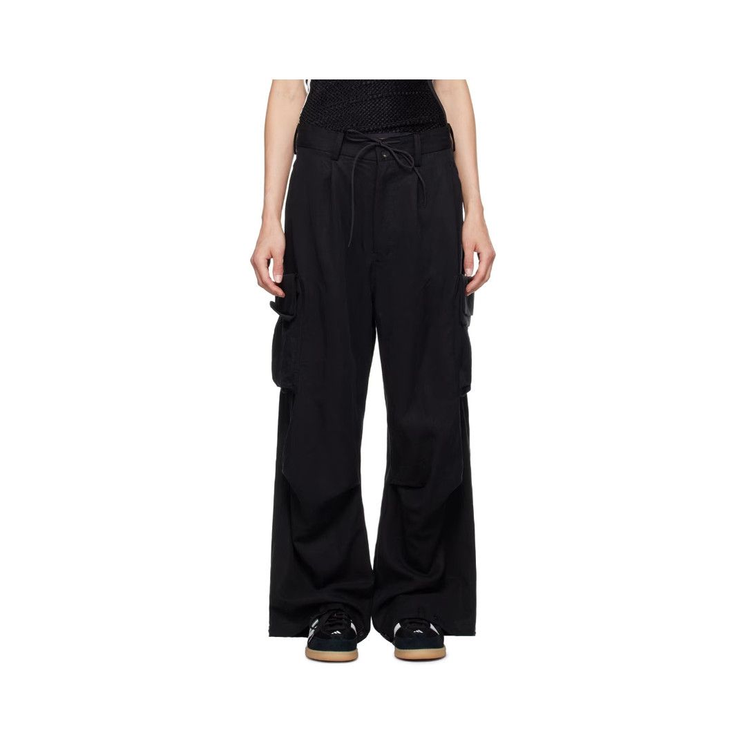 Y-3 o1s22i1n0924 Iyocell Cargo Pants in Black Size 27" / US 4 / IT 40 - 1 Thumbnail
