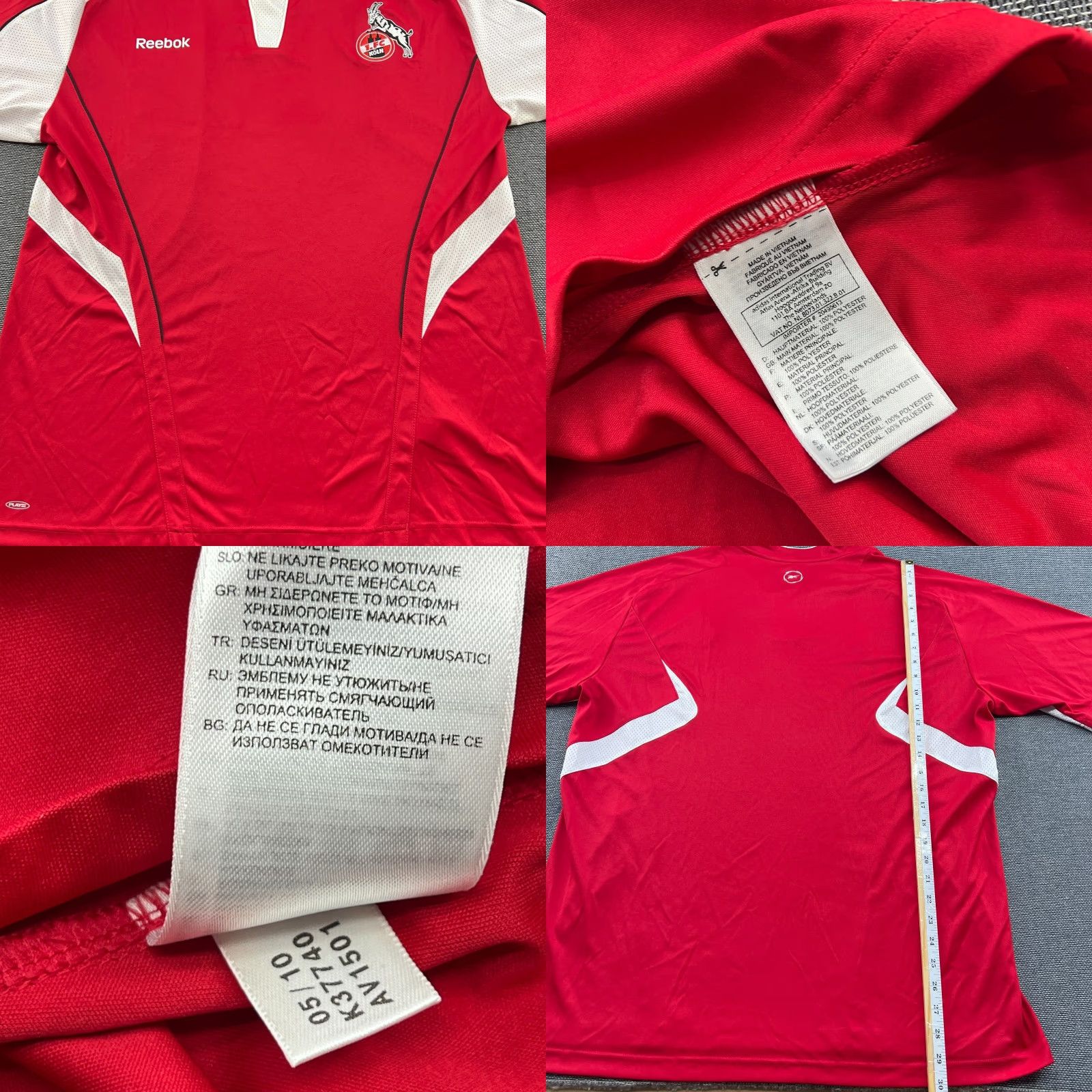Adidas adidas FC Koln 2010 2011 Training Mens Football Jersey 2XL XXL Shirt Red Size US XXL / EU 58 / 5 - 8 Thumbnail