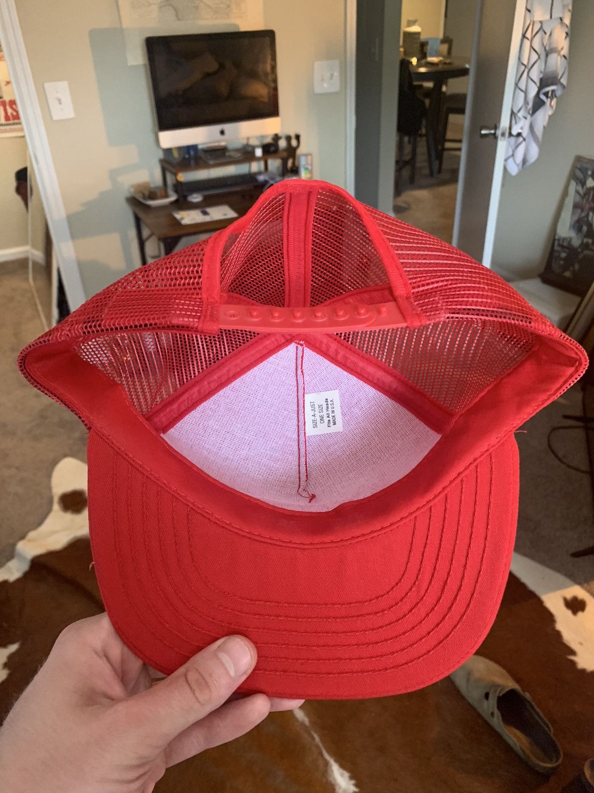 Vintage Vintage Champion Trucker Hat Size ONE SIZE - 4 Thumbnail