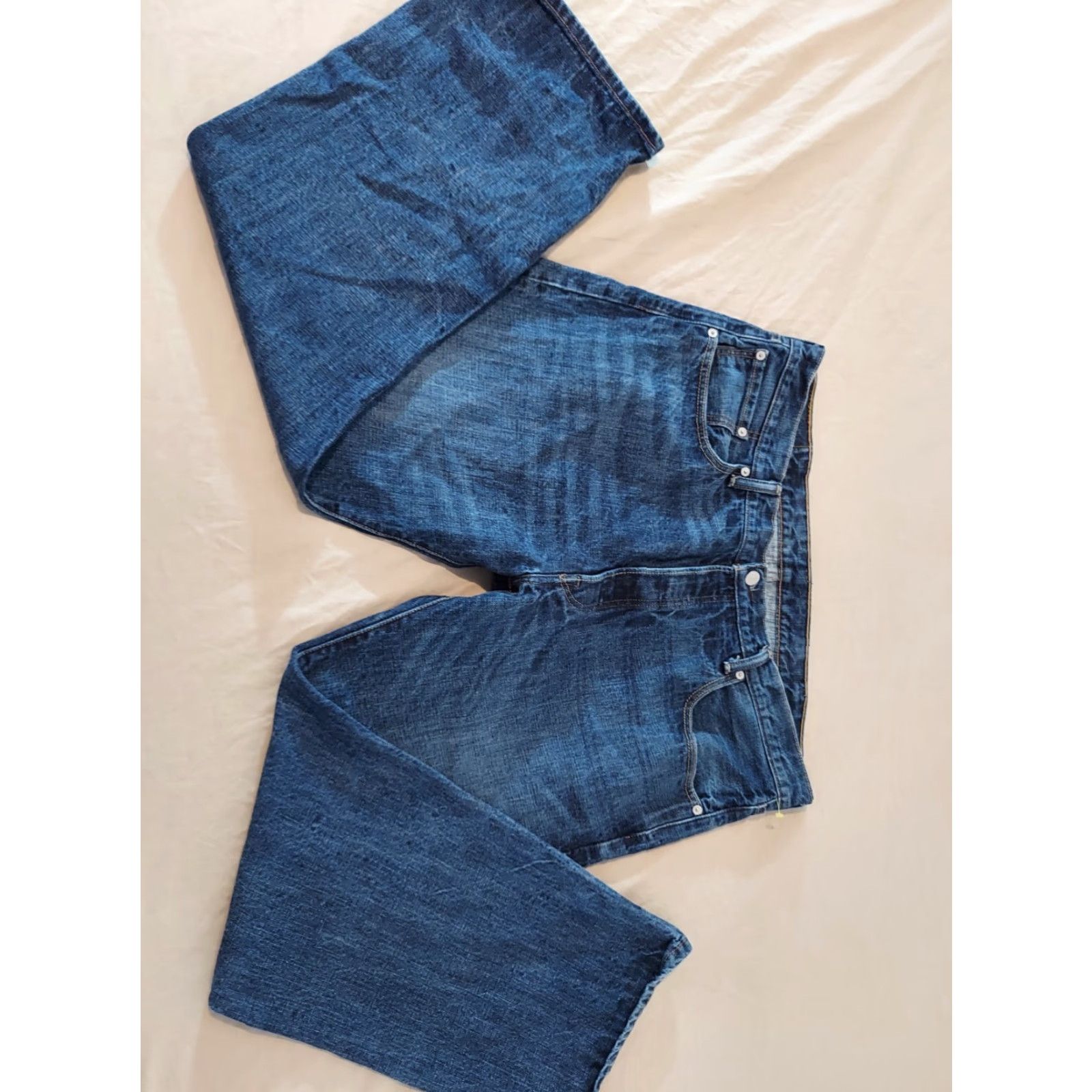 Levi's VINTAGE Levi's 501 Jeans 40x30 Regular Mens Jeans Denim Cotton Blue Straight 30 Inseam Size US 40 / EU 56 - 4 Thumbnail