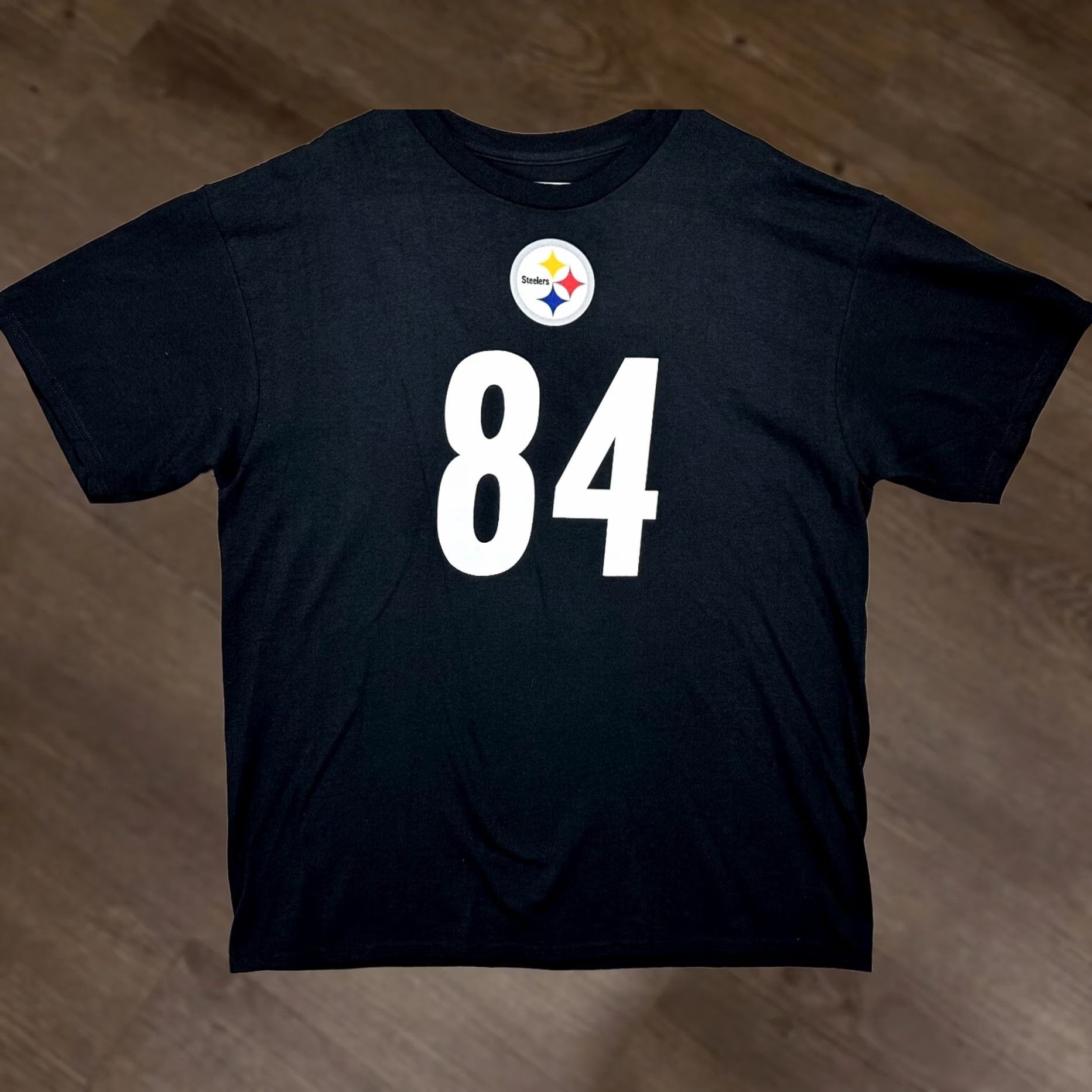 NFL Pittsburg Stealers Shirt Mens XL Black Antonio Brown T-Shirt Tee NFL Team Apparel Shirt Size US XL / EU 56 / 4 - 1 Thumbnail
