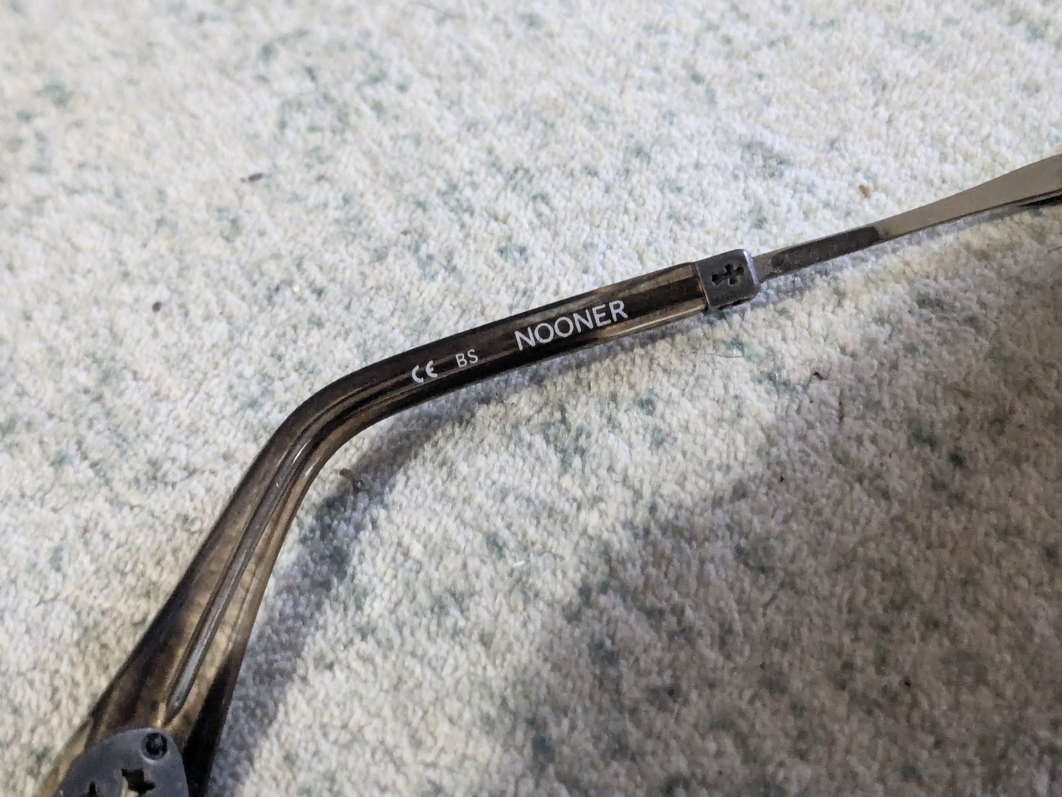 Chrome Hearts Chrome Hearts Nooner Sunglasses Brown Acetate Size ONE SIZE - 11 Thumbnail