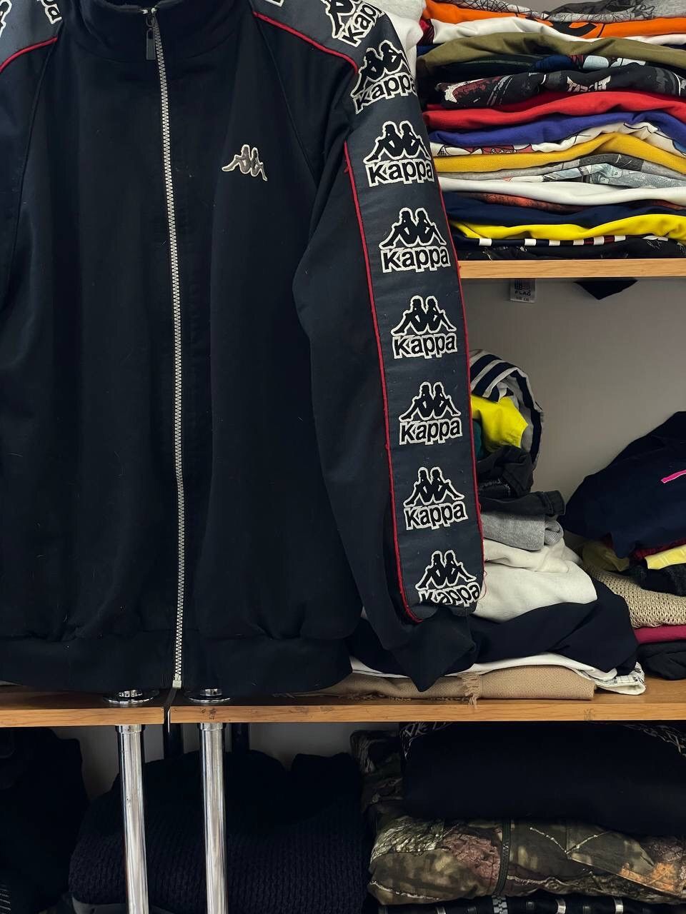 Kappa Kappa Black/Red 80s Vintage Tracksuit Jacket - Medium/S Size US S / EU 44-46 / 1 - 6 Thumbnail