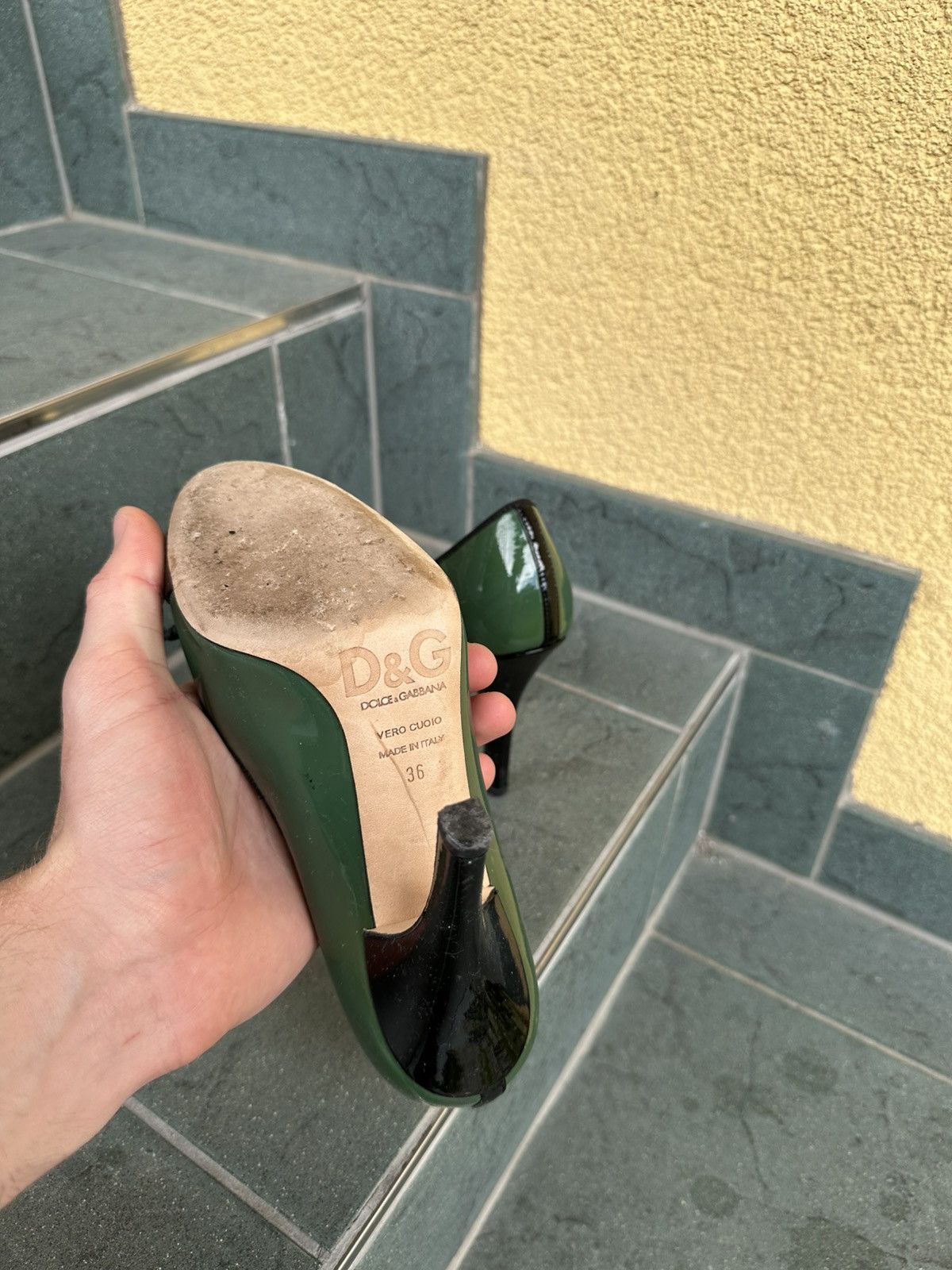 Dolce & Gabbana Dolce Gabbana Vintage Retro Rare Heels green size 36 Size US 6 / IT 36 - 10 Thumbnail