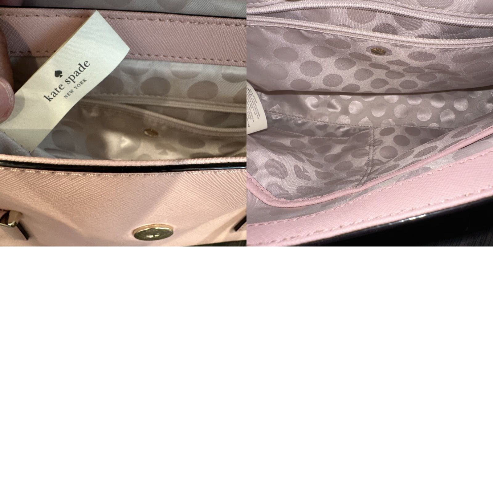 Vintage VINTAGE? Kate Spade New York Luciana Leather Shoulder Bag Pink Women’s Handbag Adult One Size Pink Leather Luciana Kate Spade Shoulder Bag Women Size ONE SIZE - 8 Thumbnail