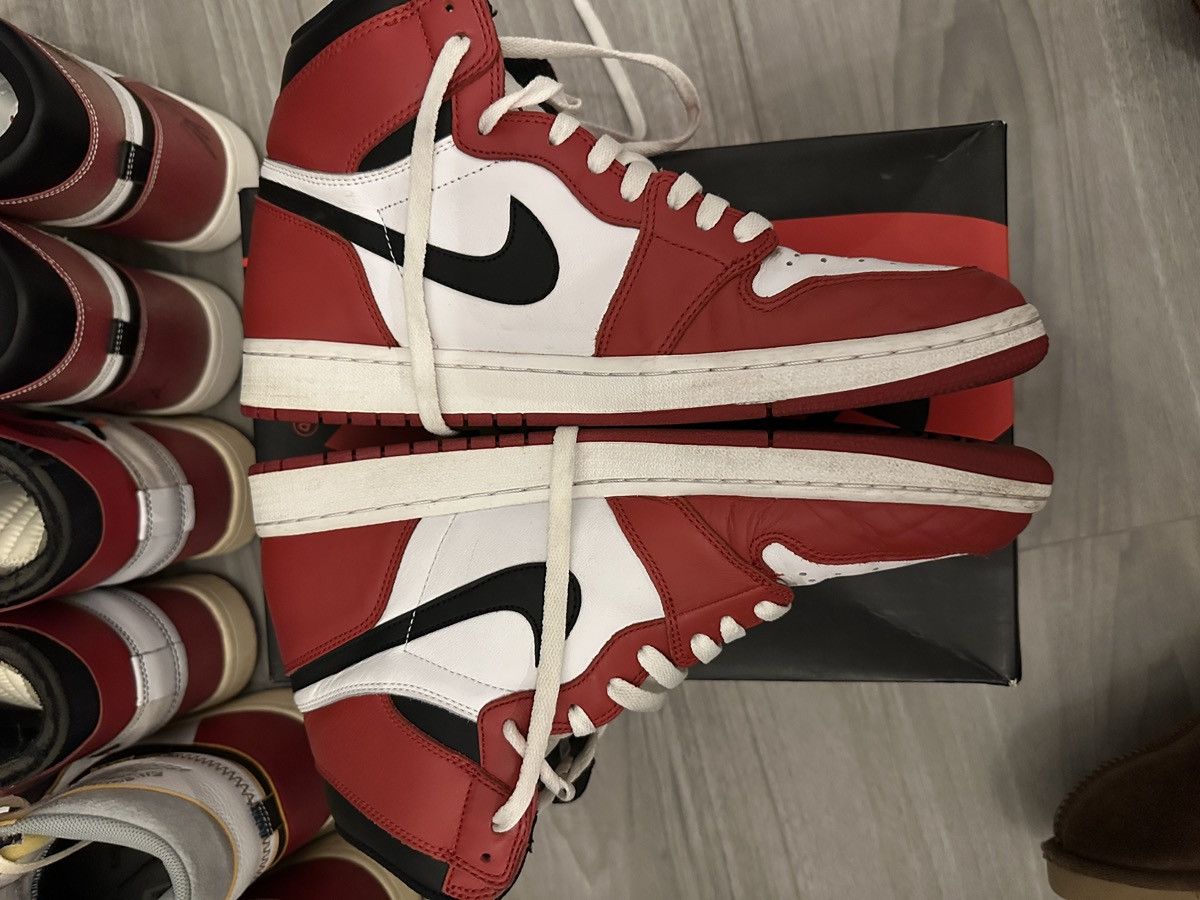 Jordan Brand × Nike JORDAN 1 CHICAGO 2015 Size US 12 / EU 45 - 5 Thumbnail