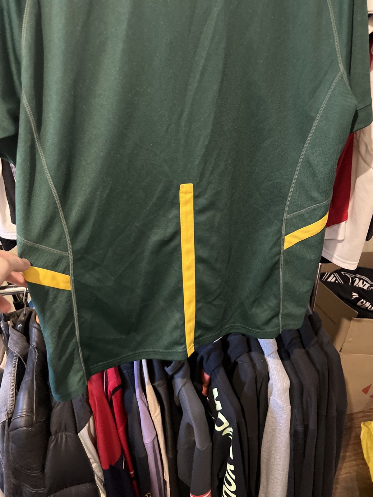 Asics 2018/2019 ASICS SOUTH AFRICA RUGBY HOME FOOTBALL SHIRT XL Size US XL / EU 56 / 4 - 8 Thumbnail