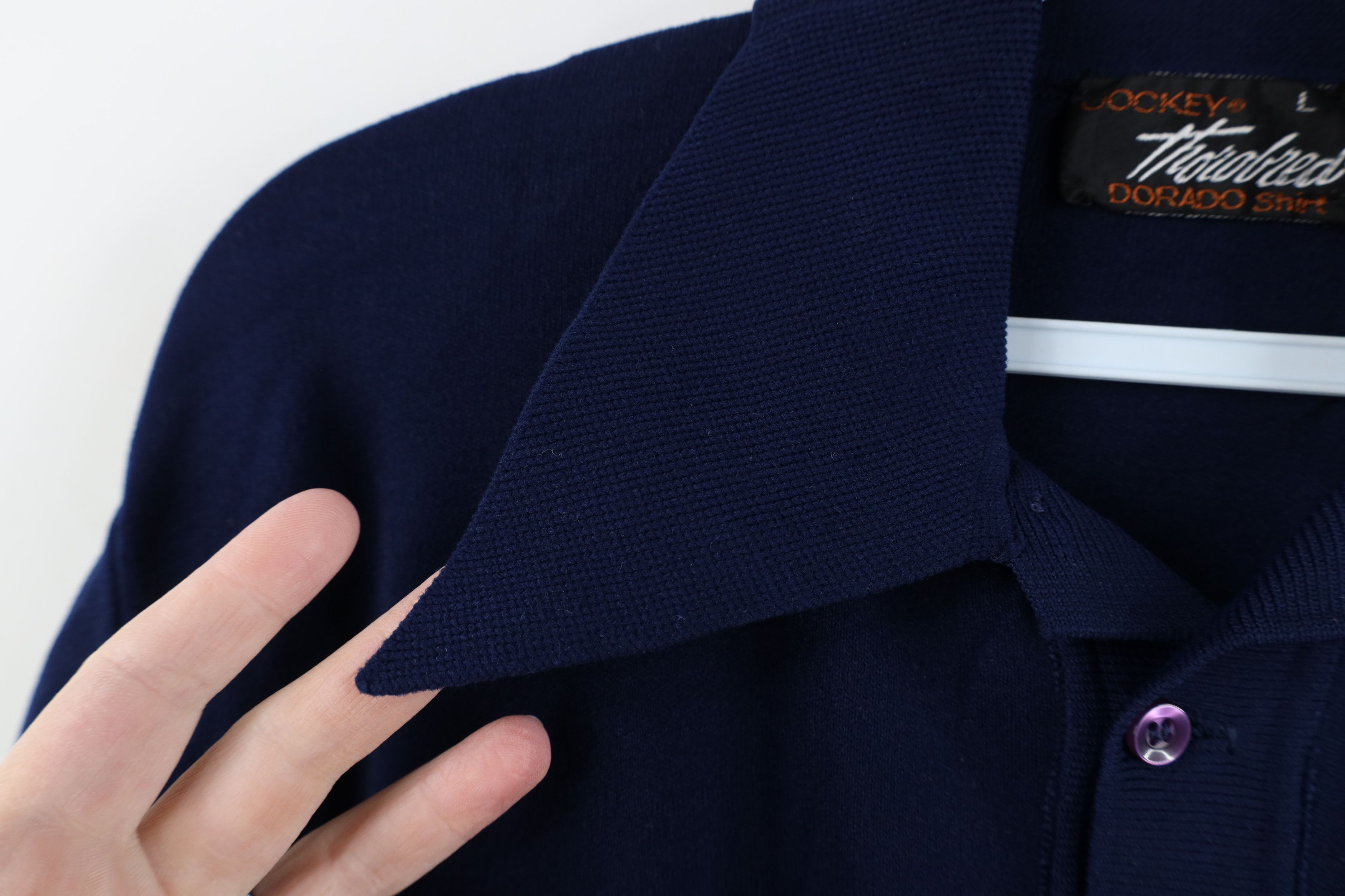 Vintage Vintage 60s 70s Streetwear Knit Short Sleeve Polo Shirt USA Size US L / EU 52-54 / 3 - 6 Thumbnail